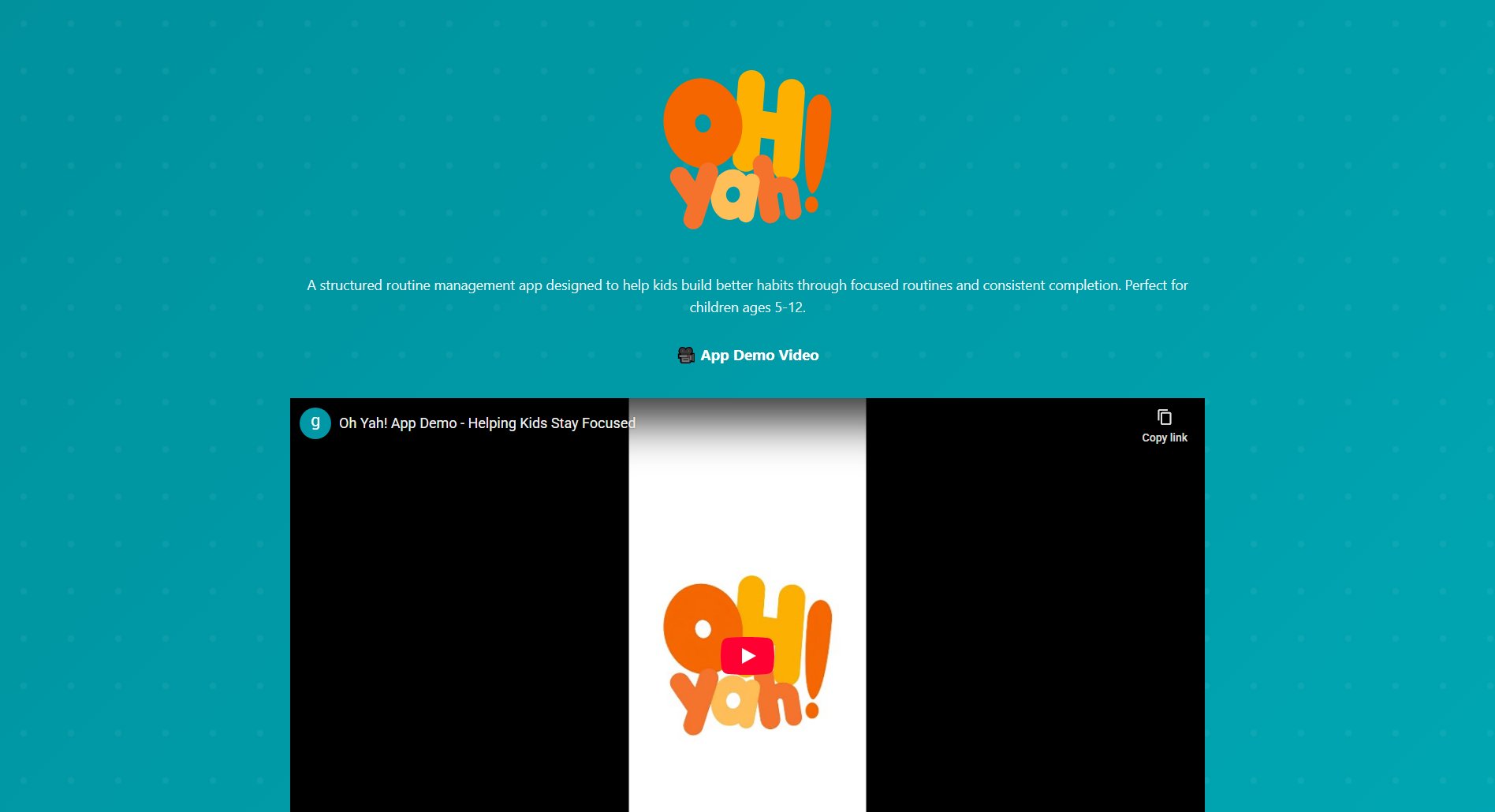 Oh Yah! - Daily Routines for Kids Oh Yah! - Daily Routines for Kids Interface & Screenshots