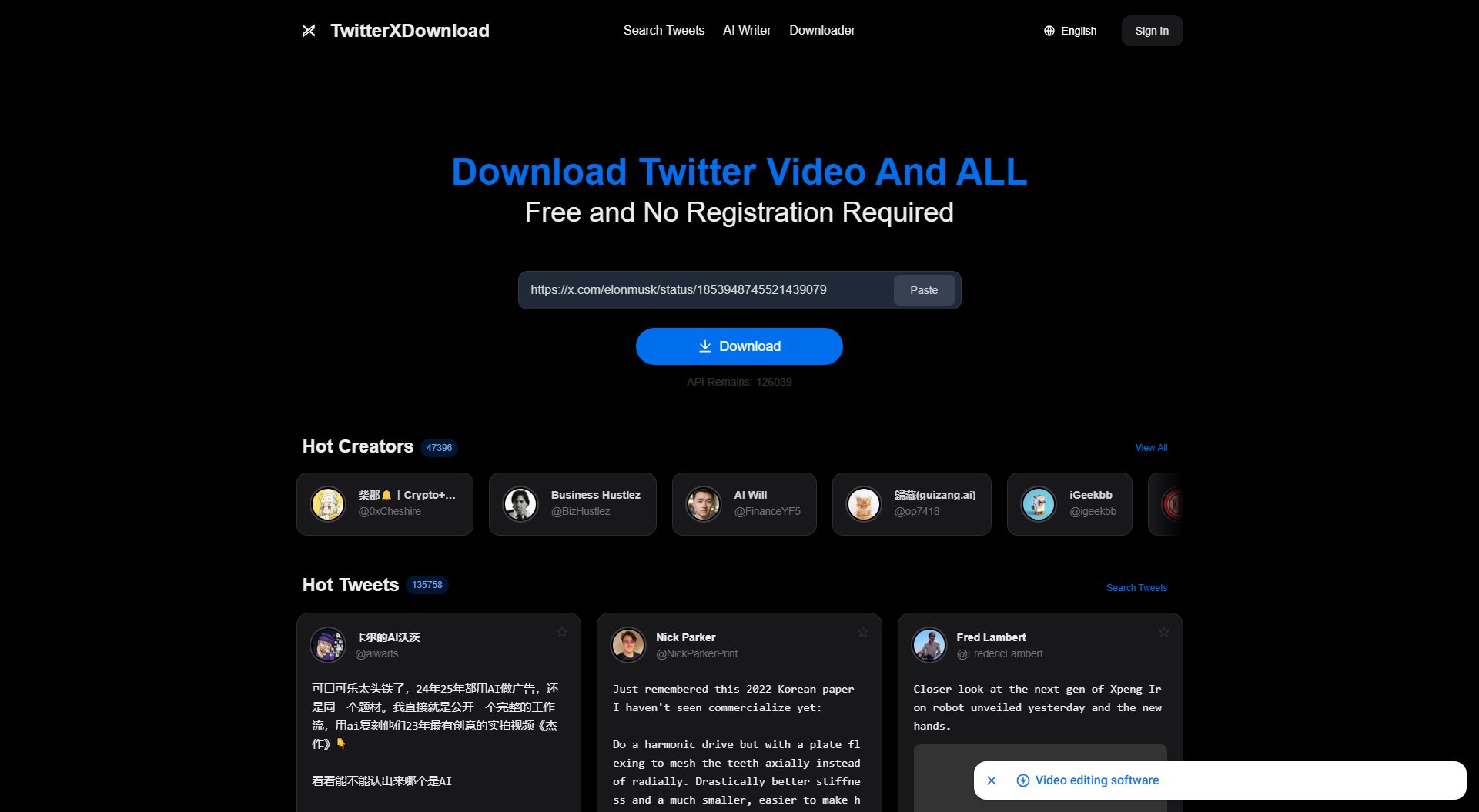 TwitterXDownload TwitterXDownload Interface & Screenshots TwitterXDownload TwitterXDownload Interface & Screenshots