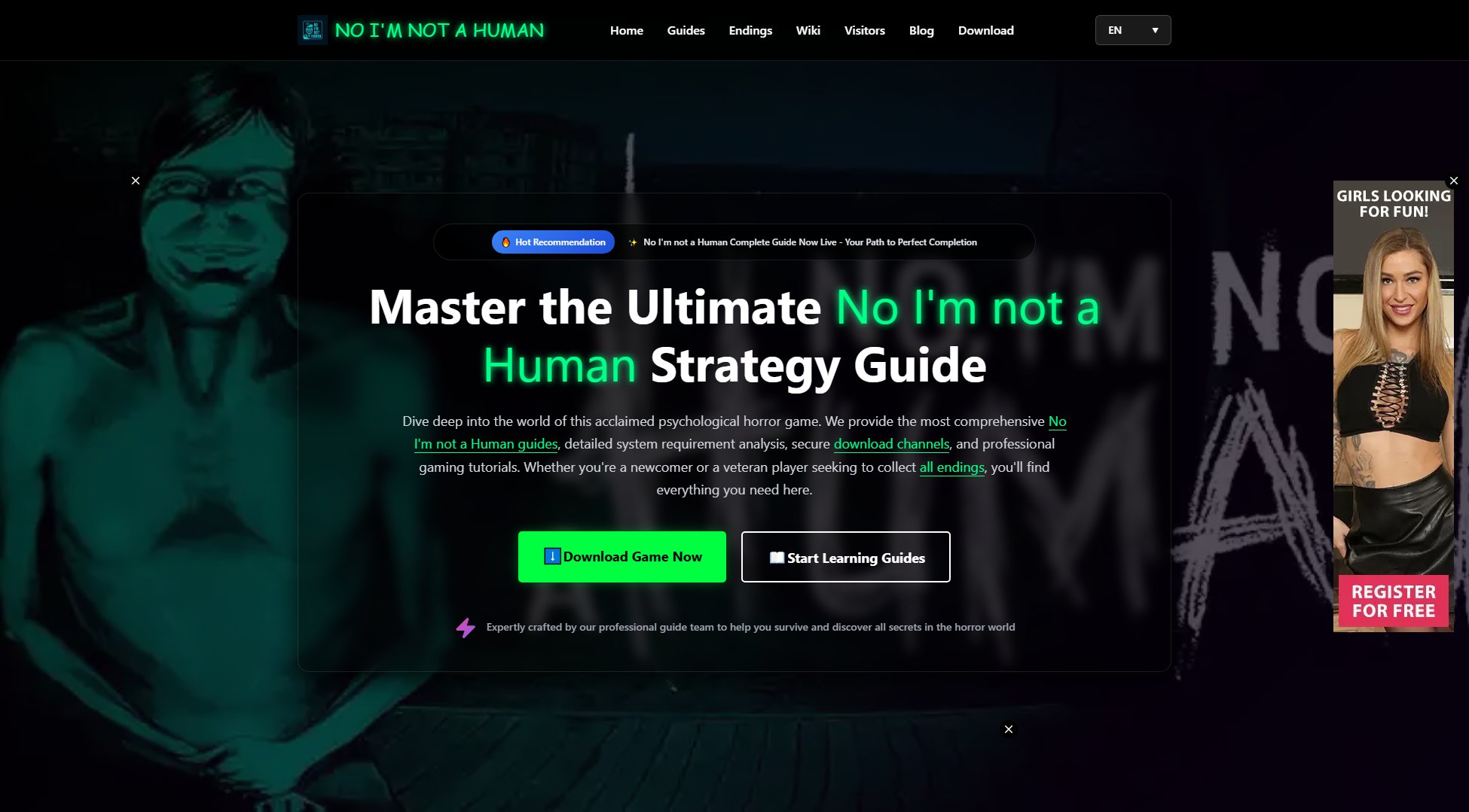 No I'm Not a Human No I'm Not a Human Interface & Screenshots