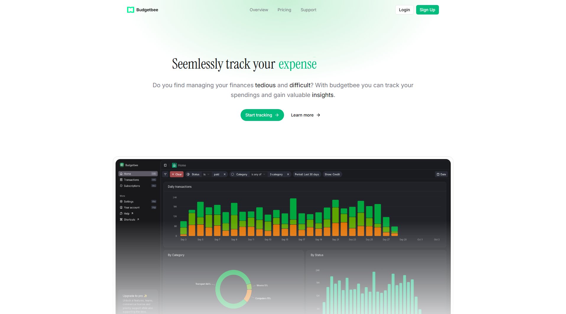 Budgetbee Budgetbee Interface & Screenshots Budgetbee Budgetbee Interface & Screenshots