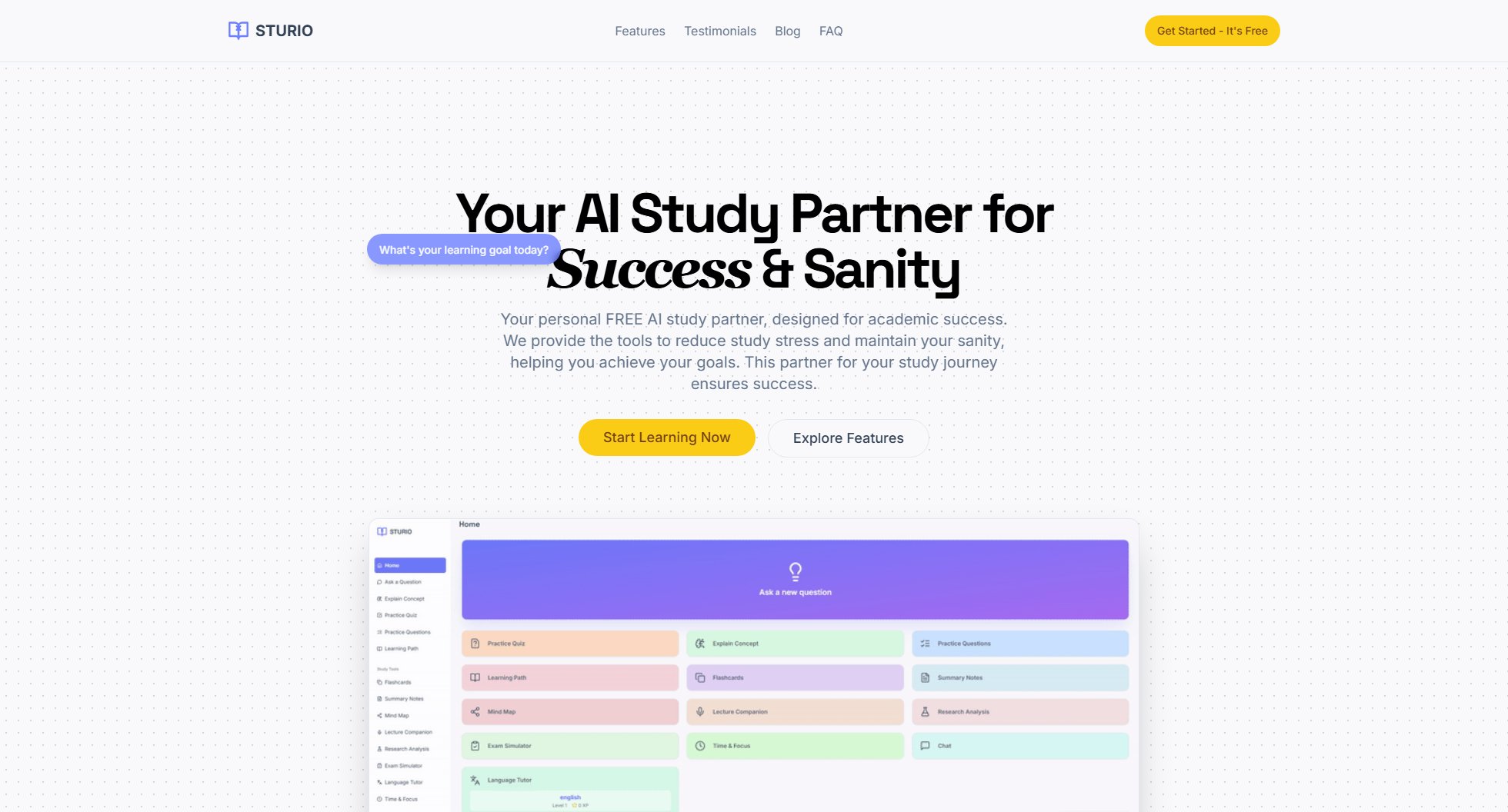 STURIO STURIO Interface & Screenshots STURIO STURIO Interface & Screenshots