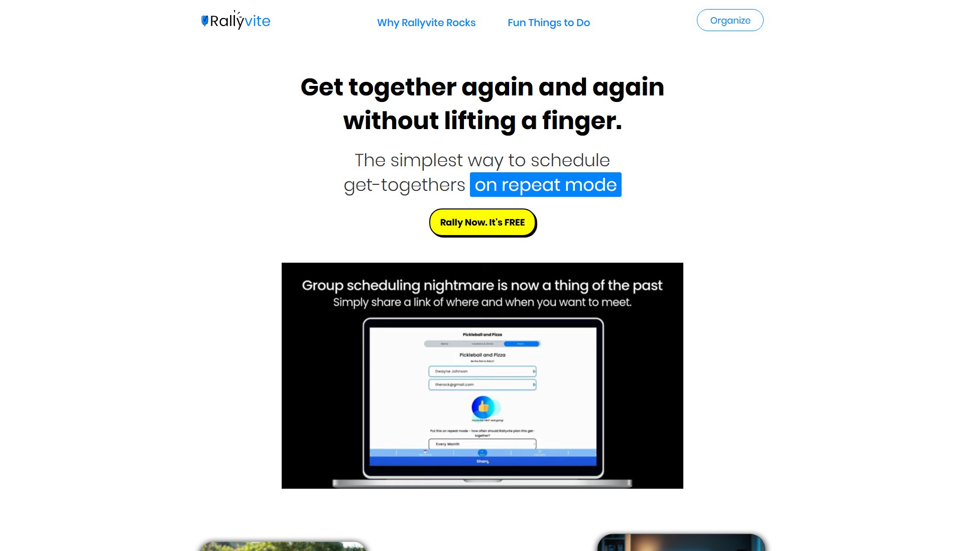 Rallyvite Rallyvite Interface & Screenshots Rallyvite Rallyvite Interface & Screenshots