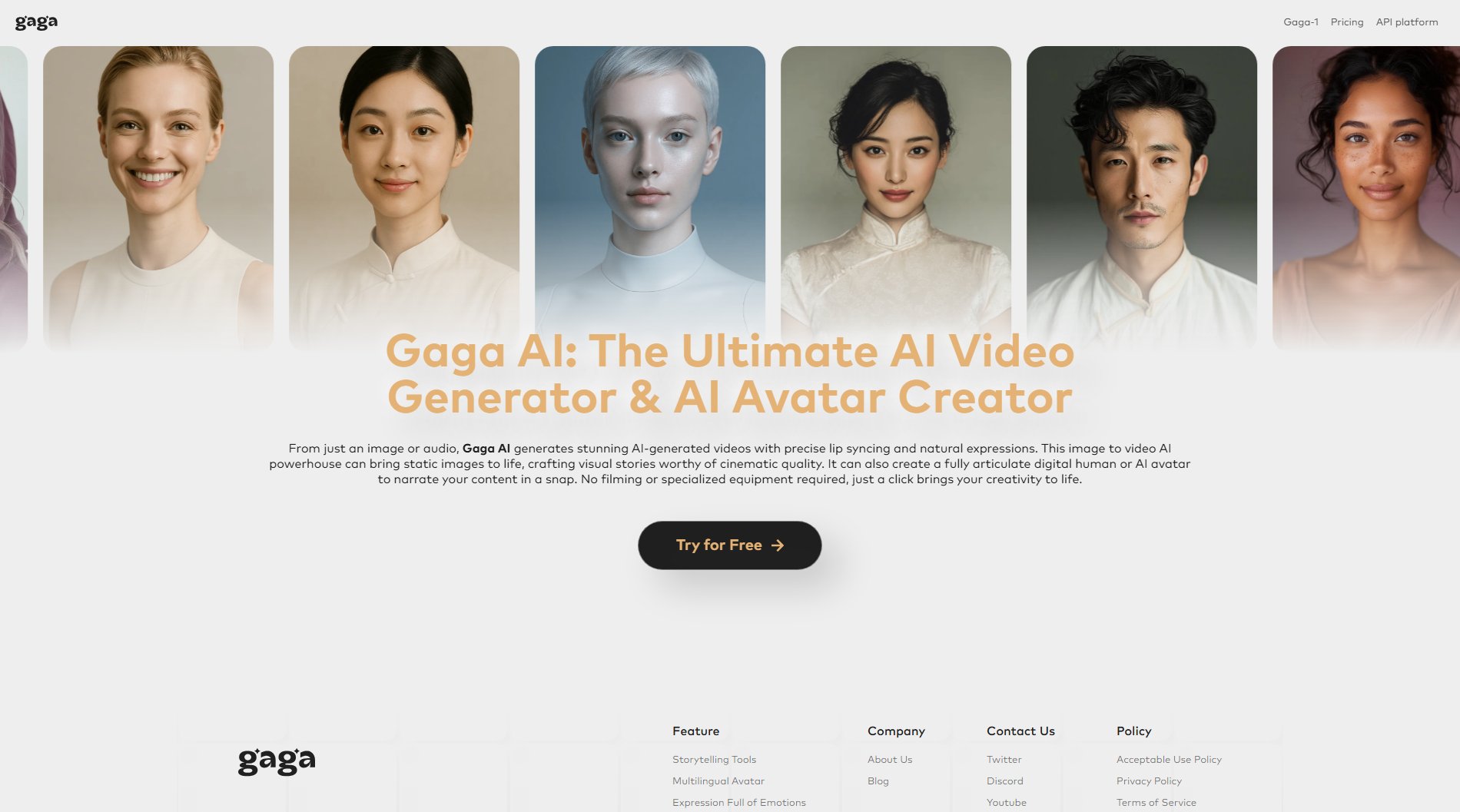 Gaga AI Gaga AI Interface & Screenshots Gaga AI Gaga AI Interface & Screenshots