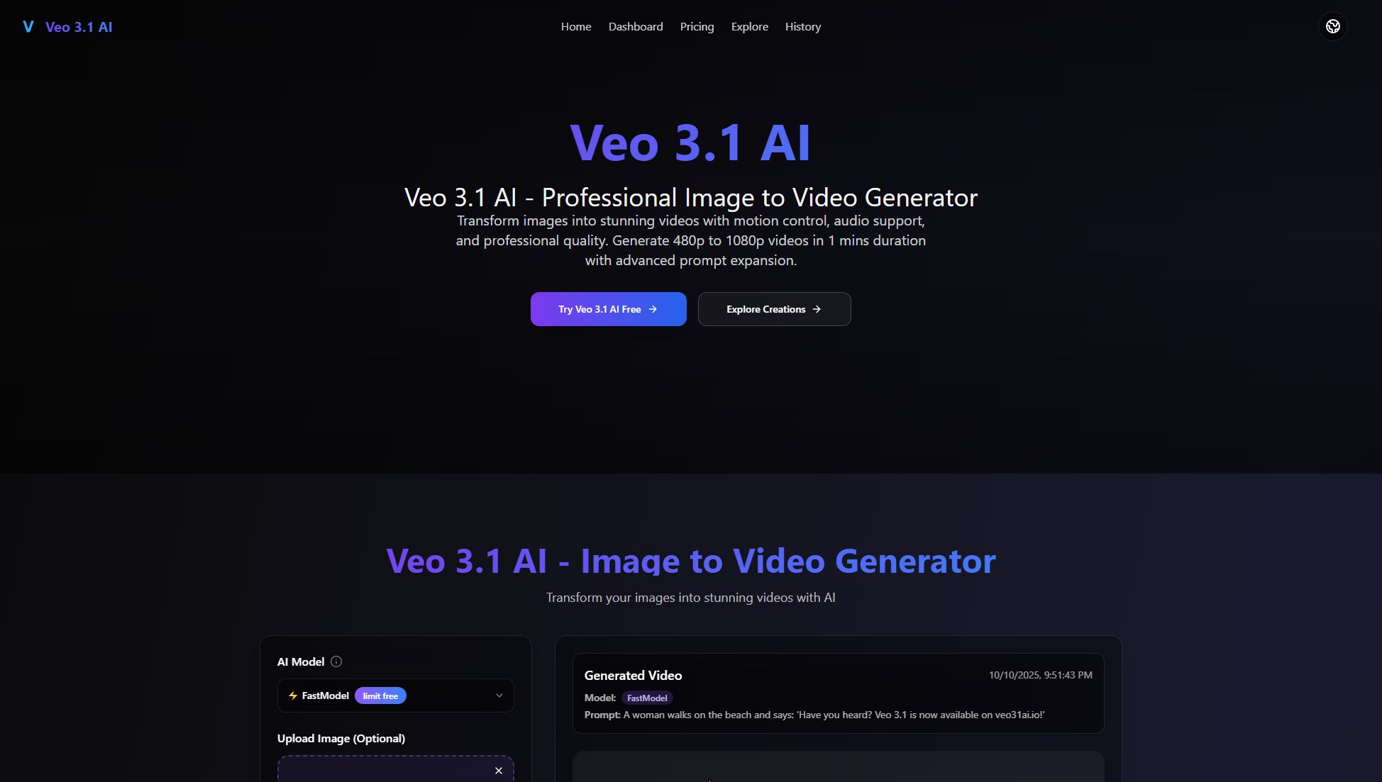 Veo 3.1 AI Veo 3.1 AI Interface & Screenshots Veo 3.1 AI Veo 3.1 AI Interface & Screenshots