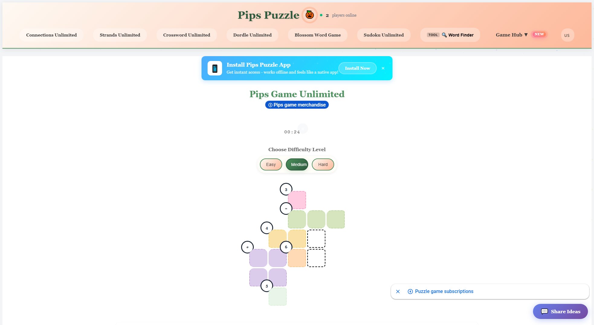 Pips Game Unlimited Pips Game Unlimited Interface & Screenshots Pips Game Unlimited Pips Game Unlimited Interface & Screenshots