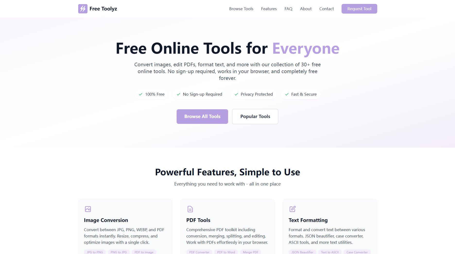 Free Toolyz Free Toolyz Interface & Screenshots Free Toolyz Free Toolyz Interface & Screenshots