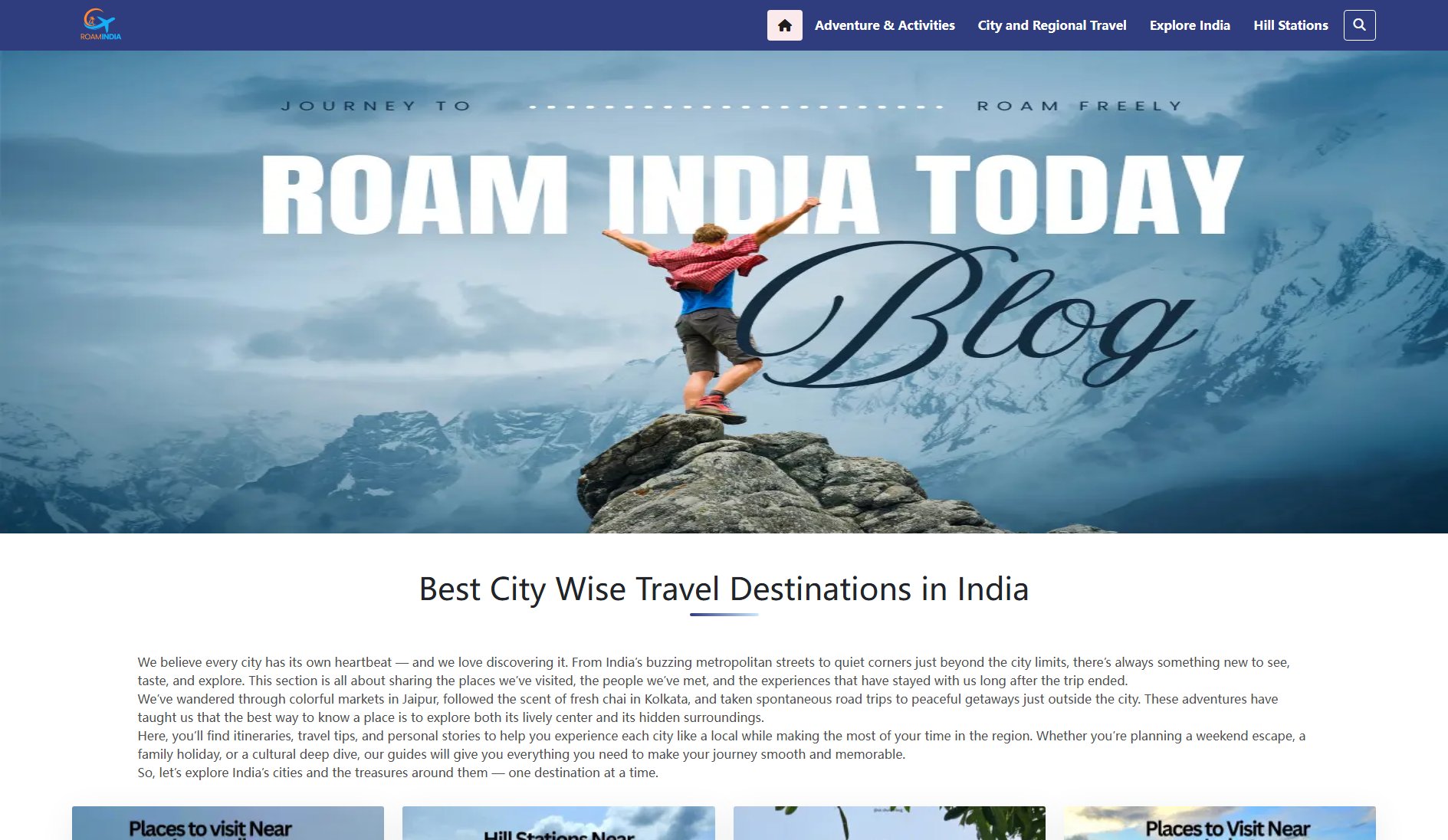 Roam India Today Roam India Today Interface & Screenshots Roam India Today Roam India Today Interface & Screenshots