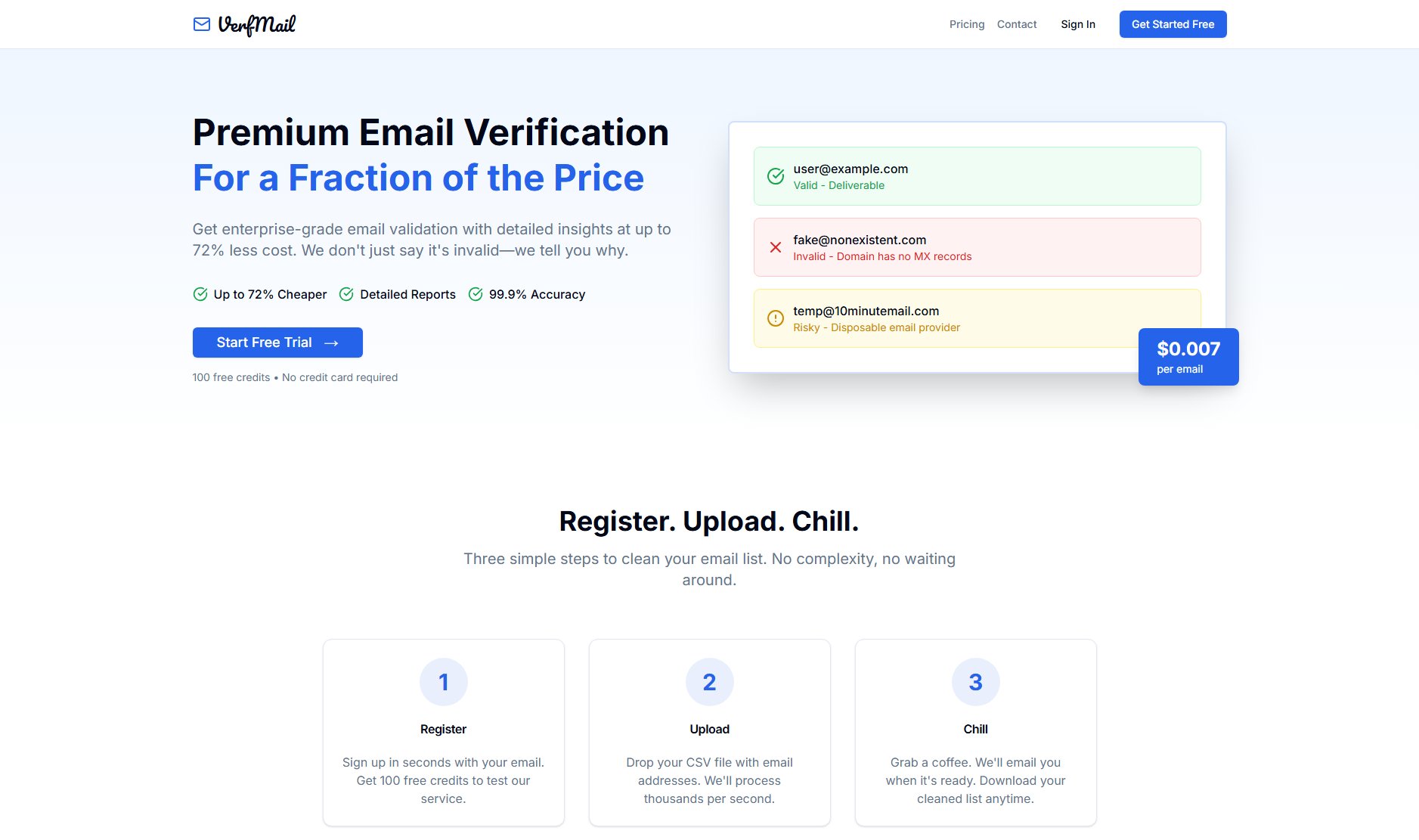 VerfMail VerfMail Interface & Screenshots VerfMail VerfMail Interface & Screenshots