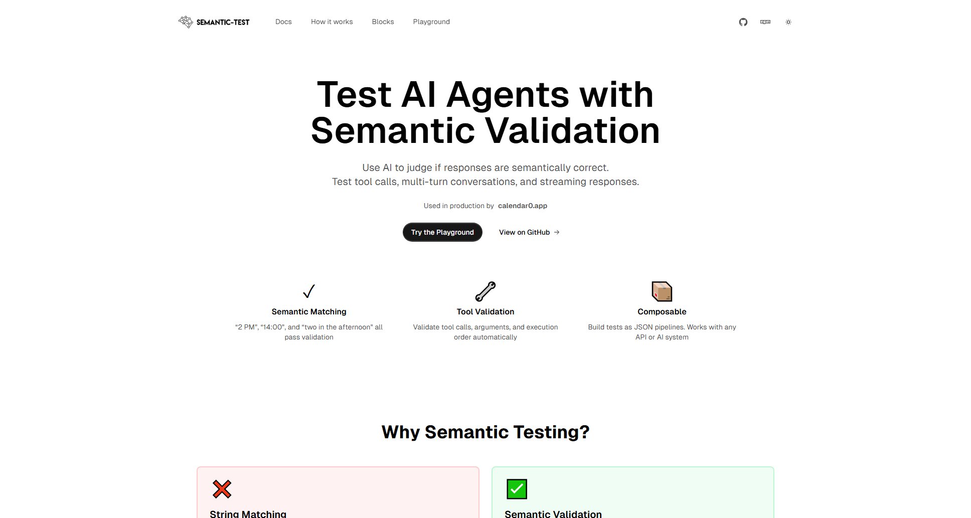 SemanticTest SemanticTest Interface & Screenshots SemanticTest SemanticTest Interface & Screenshots