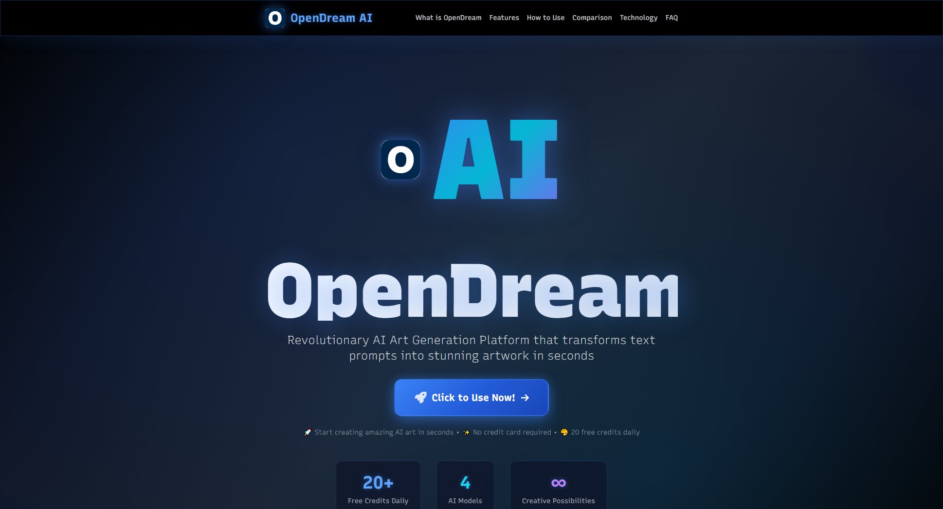 OpenDream AI Screenshot