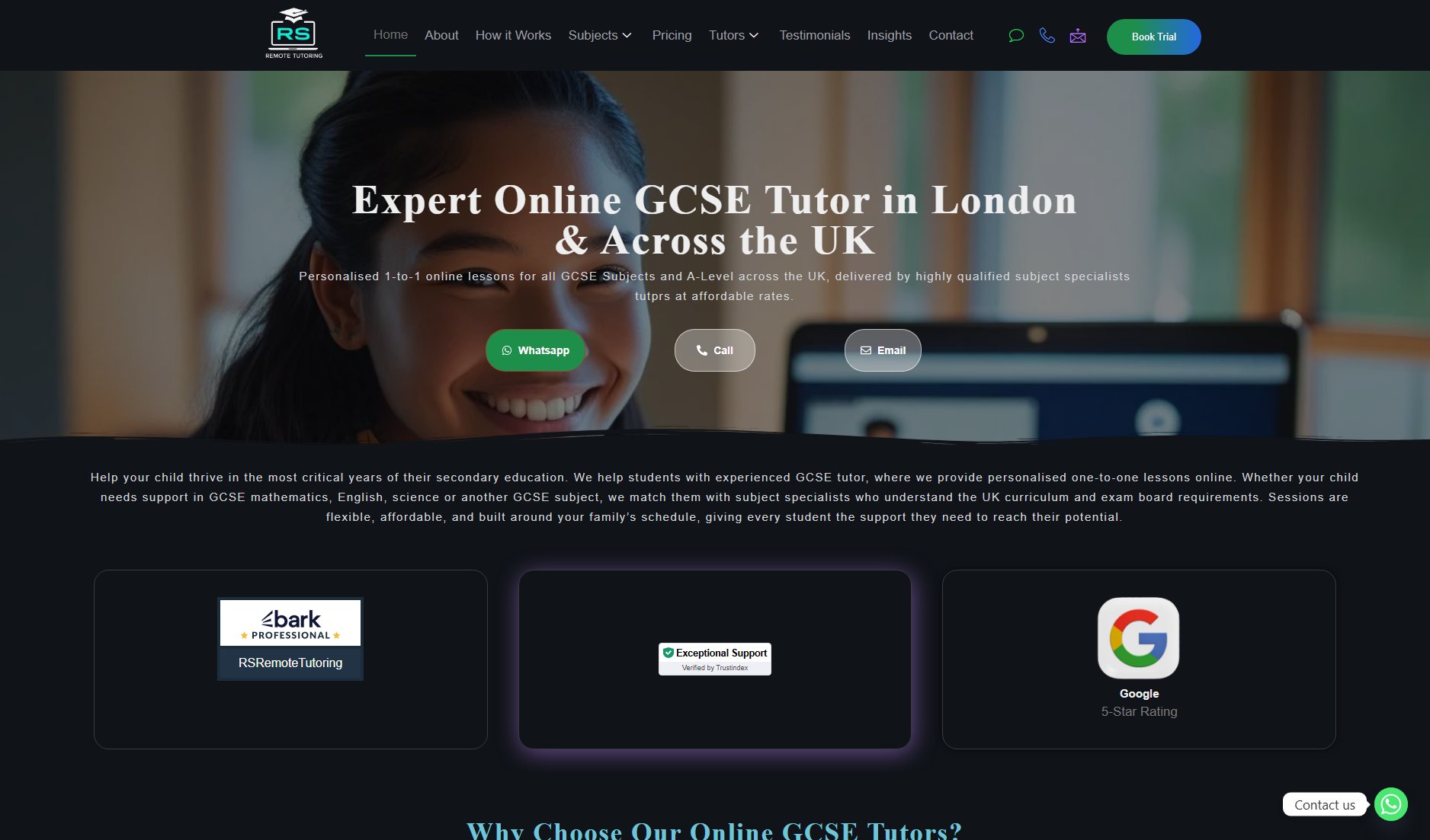 RS Remote Tutoring RS Remote Tutoring Interface & Screenshots RS Remote Tutoring RS Remote Tutoring Interface & Screenshots