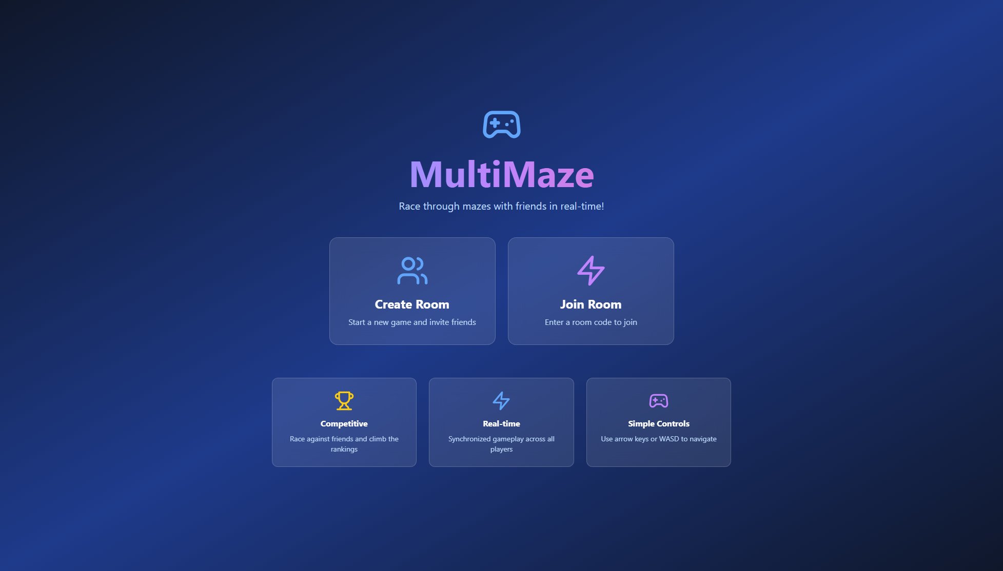 MultiMaze MultiMaze Interface & Screenshots