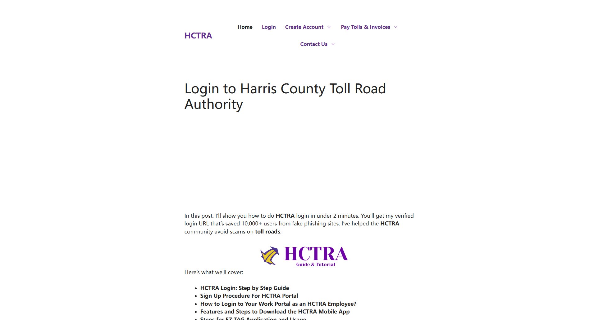 HCTRA Login HCTRA Login Interface & Screenshots HCTRA Login HCTRA Login Interface & Screenshots