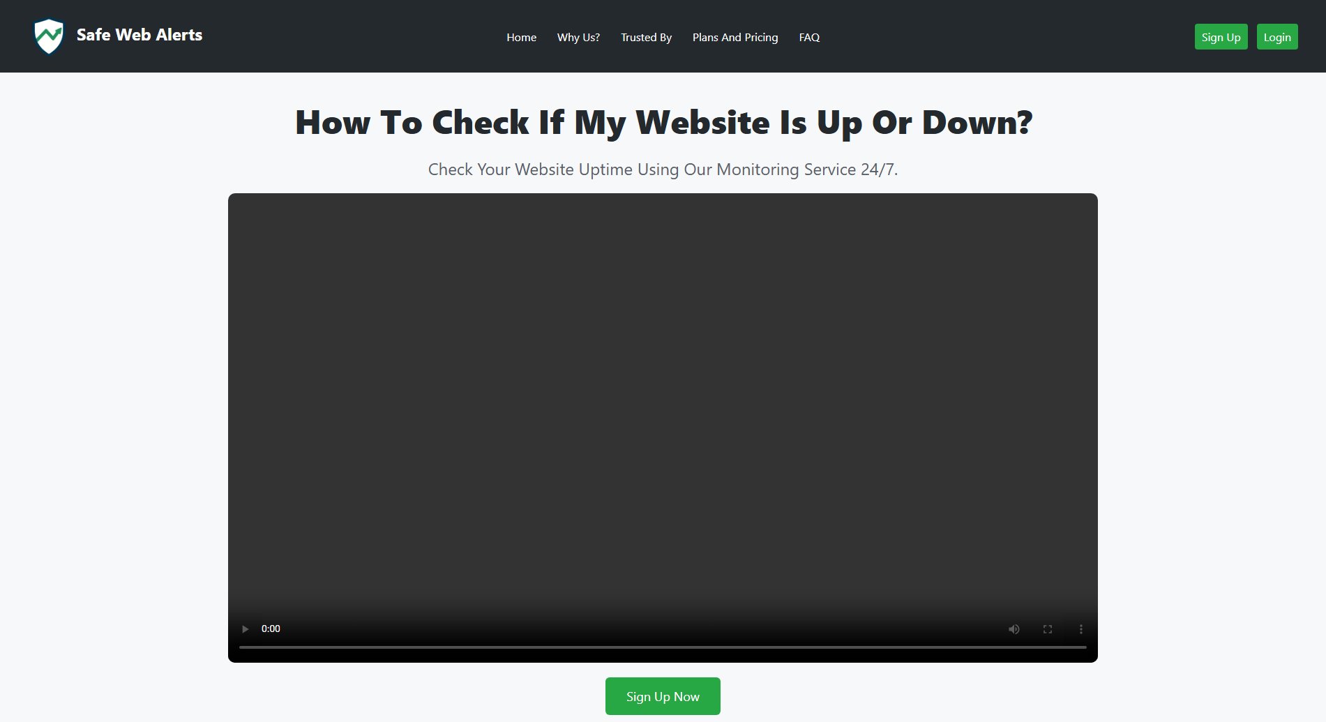 SafeWebAlerts SafeWebAlerts Interface & Screenshots