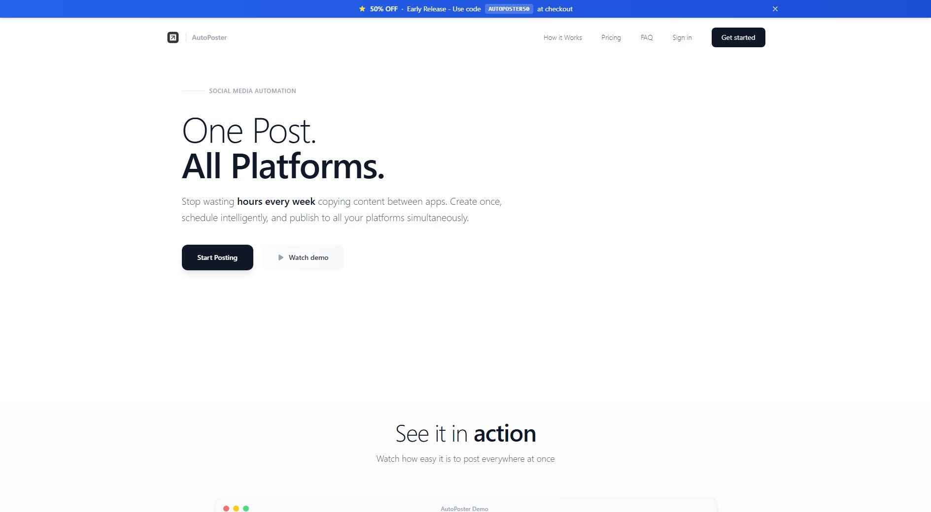 AutoPoster AutoPoster Interface & Screenshots AutoPoster AutoPoster Interface & Screenshots