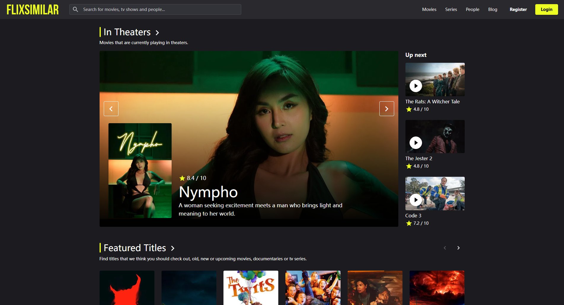 FlixSimilar FlixSimilar Interface & Screenshots
