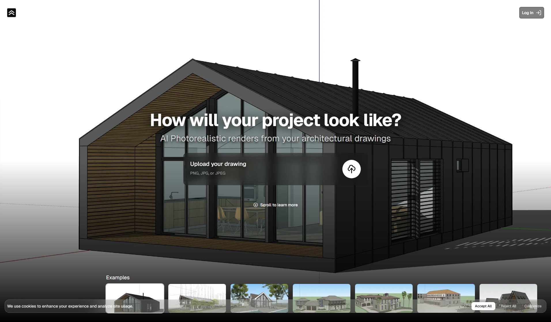 Render a House Render a House Interface & Screenshots