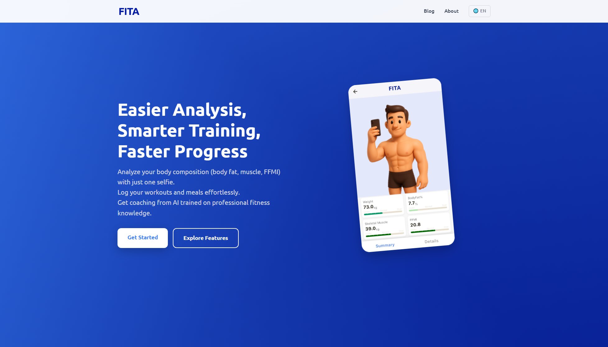 FITA – AI Body Fat Scan & AI Fitness Coaching FITA – AI Body Fat Scan & AI Fitness Coaching Interface & Screenshots FITA – AI Body Fat Scan & AI Fitness Coaching FITA – AI Body Fat Scan & AI Fitness Coaching Interface & Screenshots