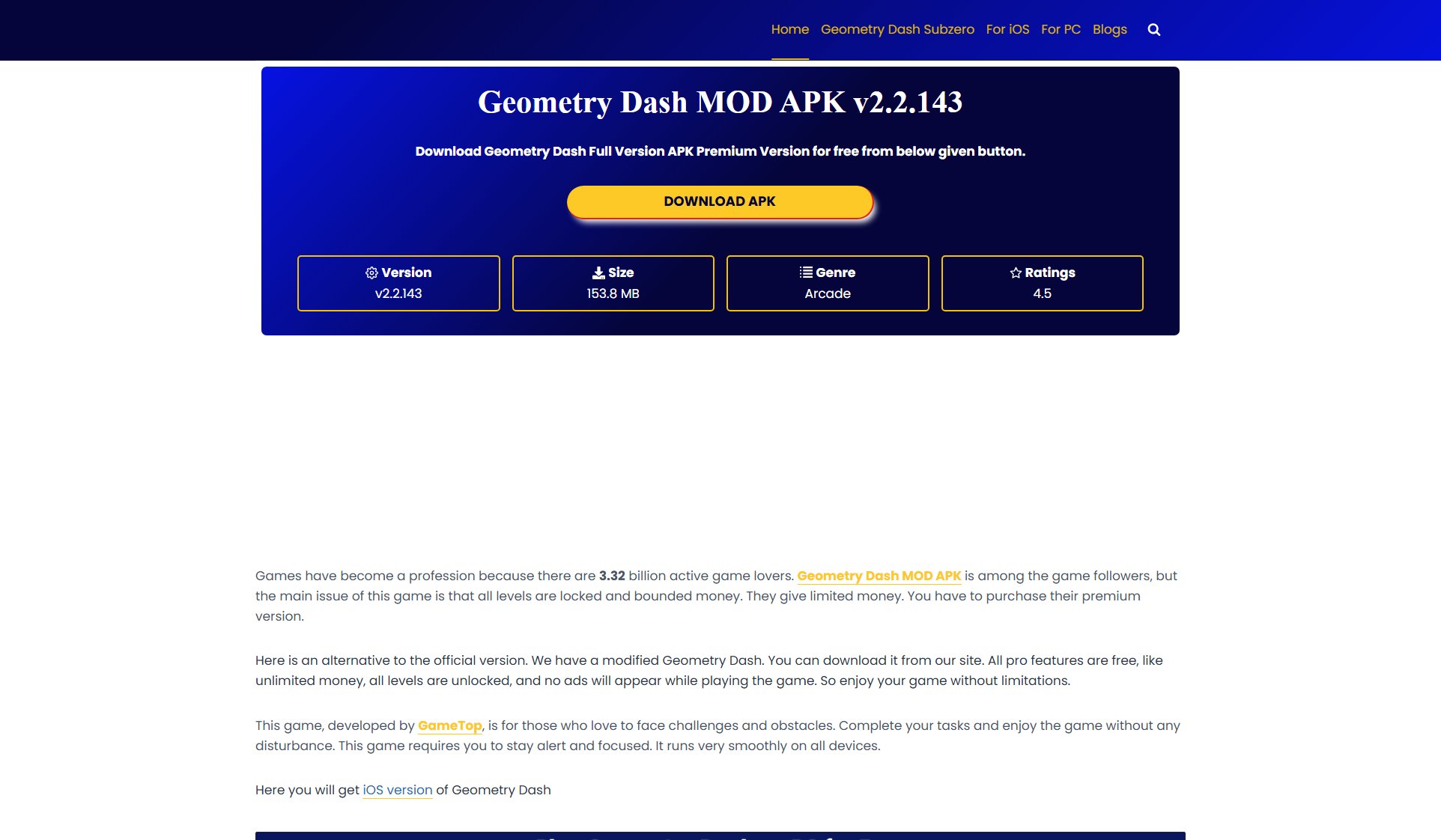 Geometry Dash MOD APK Geometry Dash MOD APK Interface & Screenshots Geometry Dash MOD APK Geometry Dash MOD APK Interface & Screenshots