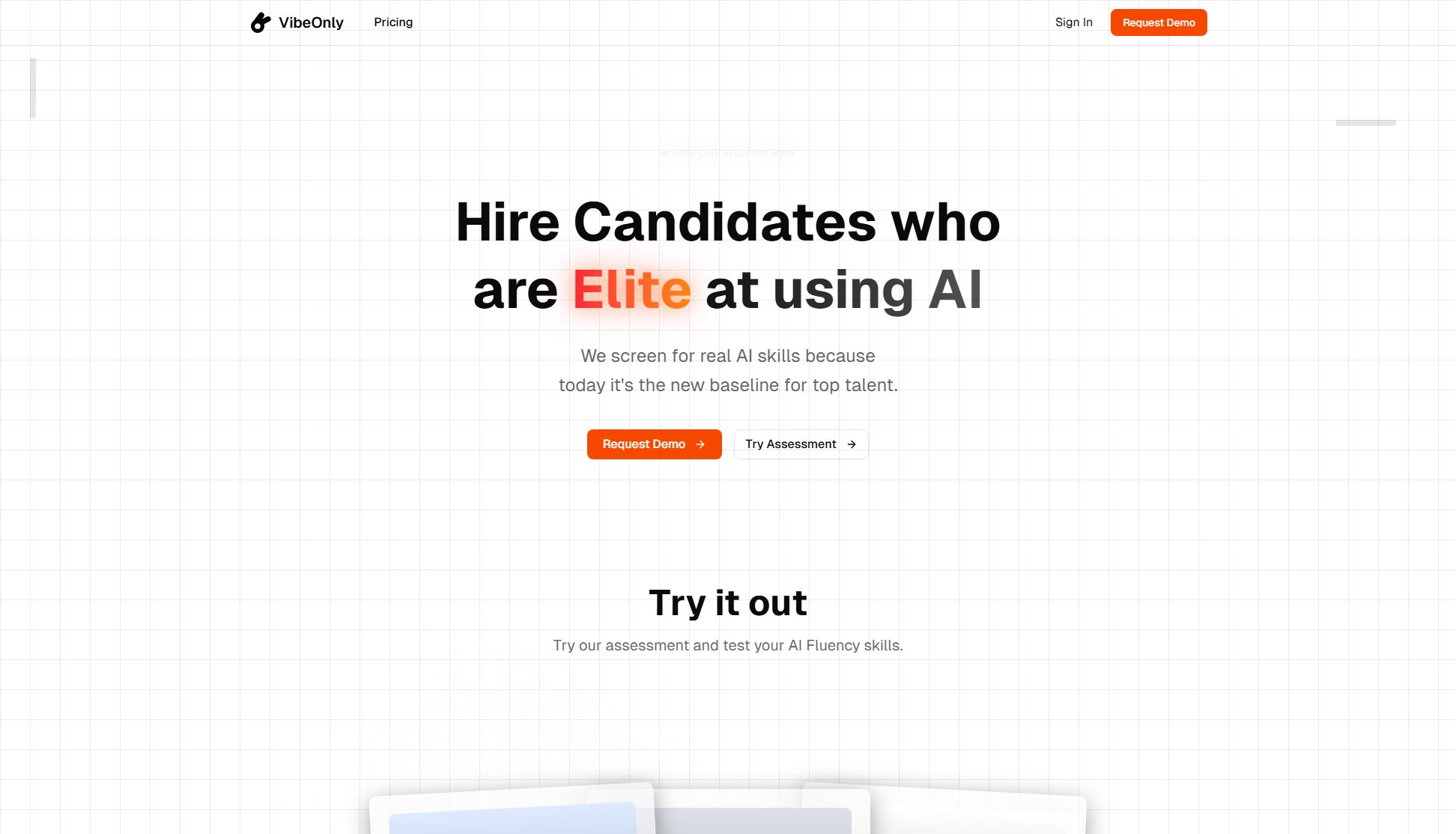 VibeOnly VibeOnly Interface & Screenshots
