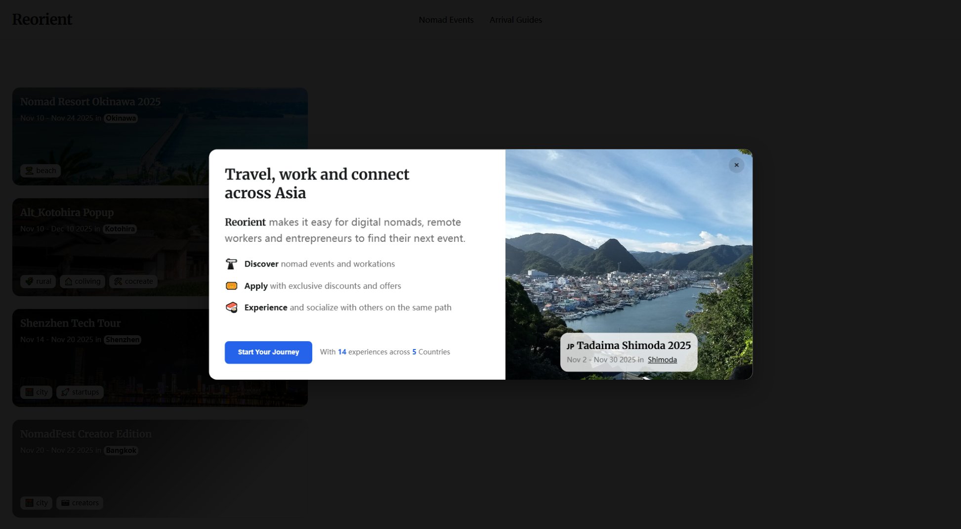 Reorient Reorient Interface & Screenshots