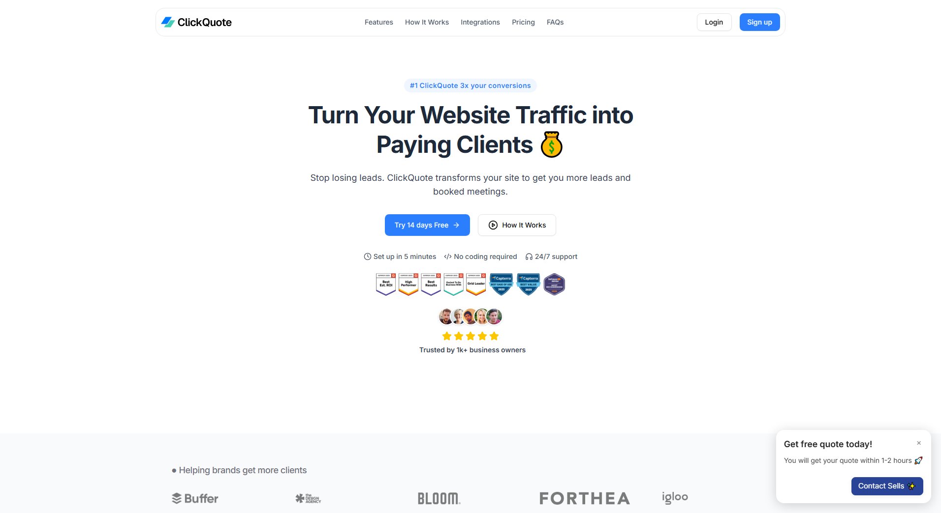 ClickQuote ClickQuote Interface & Screenshots ClickQuote ClickQuote Interface & Screenshots
