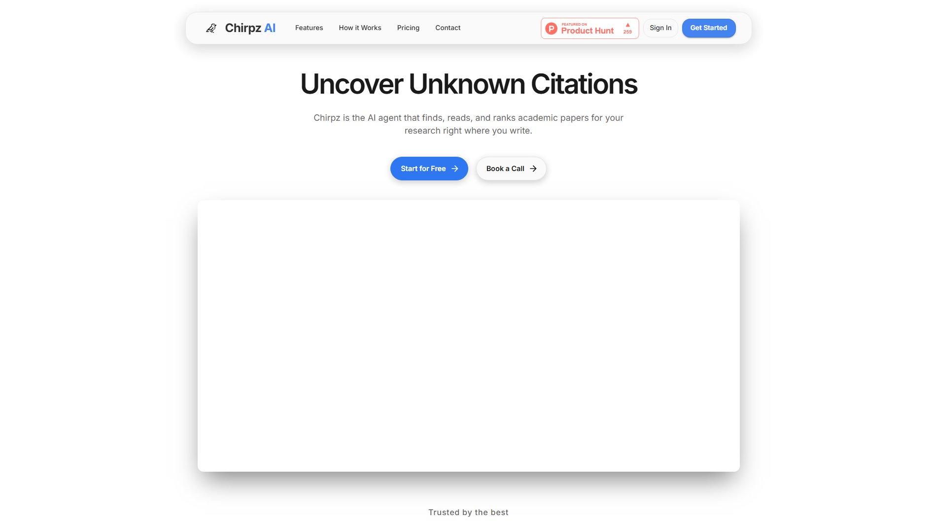 Chirpz AI Chirpz AI Interface & Screenshots Chirpz AI Chirpz AI Interface & Screenshots