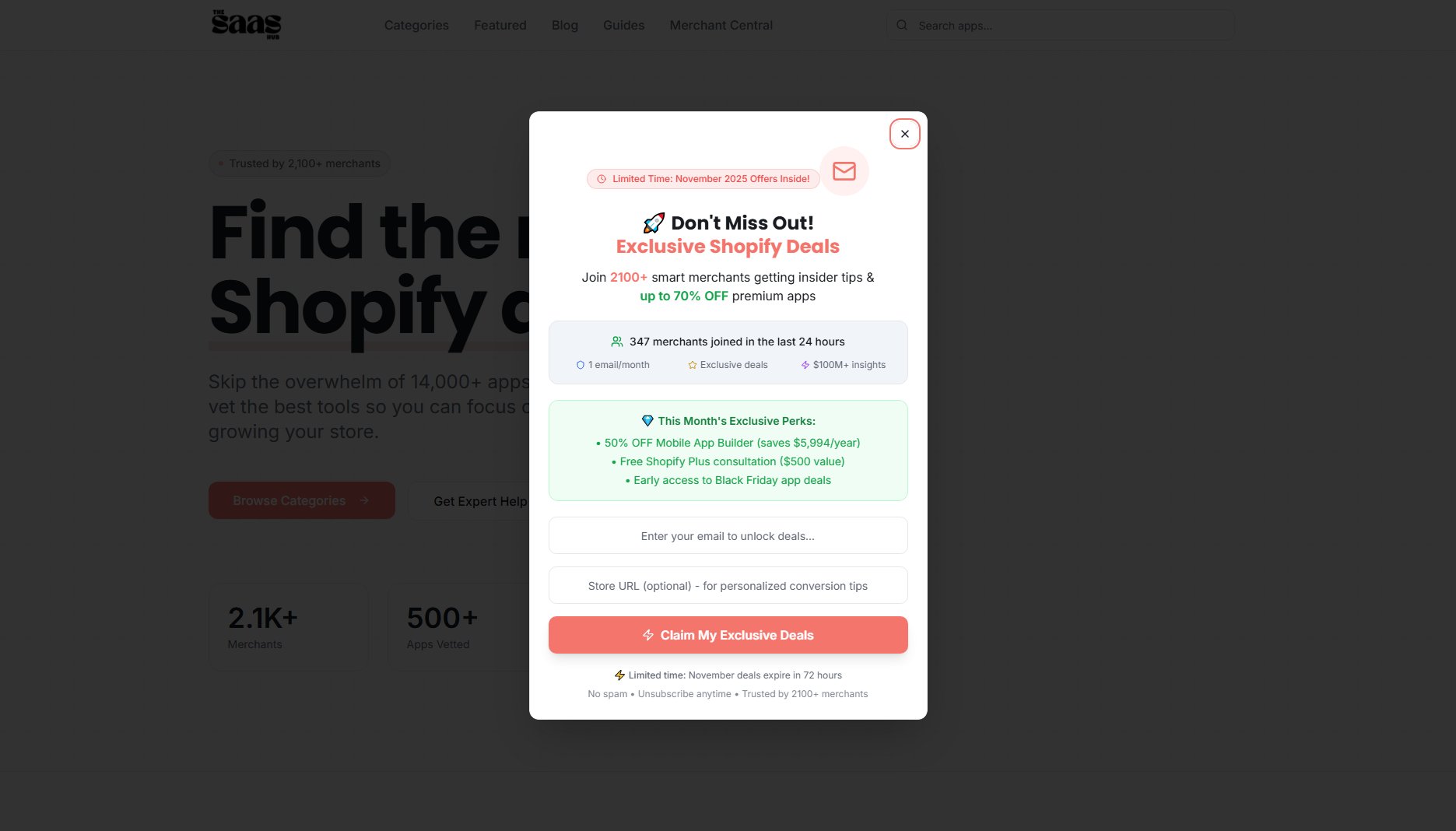 The SaaS Hub The SaaS Hub Interface & Screenshots