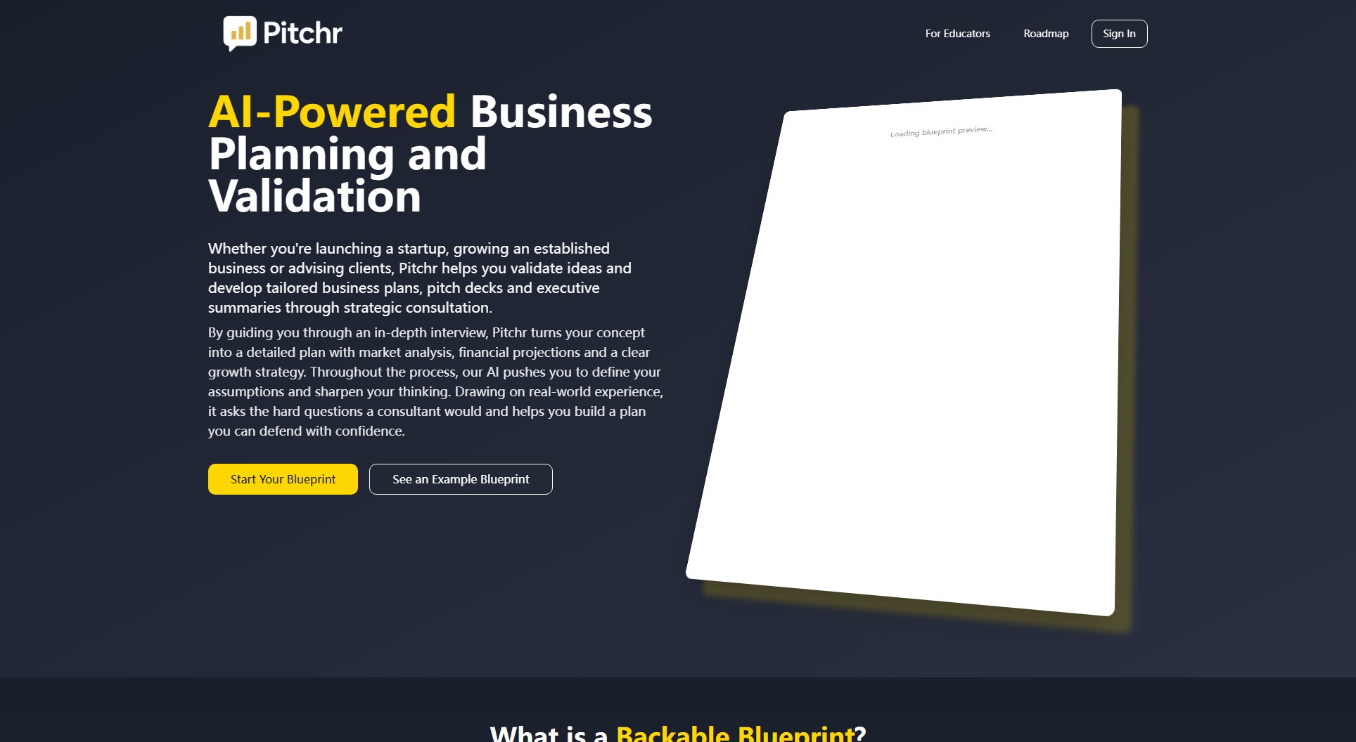 Pitchr Pitchr Interface & Screenshots Pitchr Pitchr Interface & Screenshots