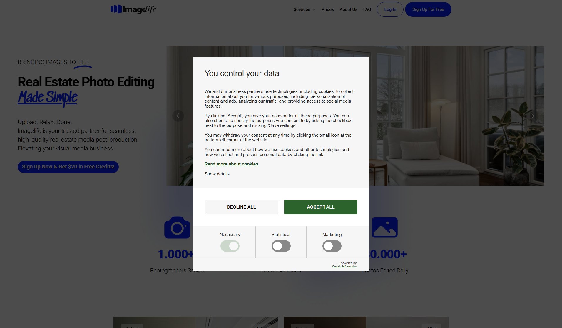 Imagelife Imagelife Interface & Screenshots