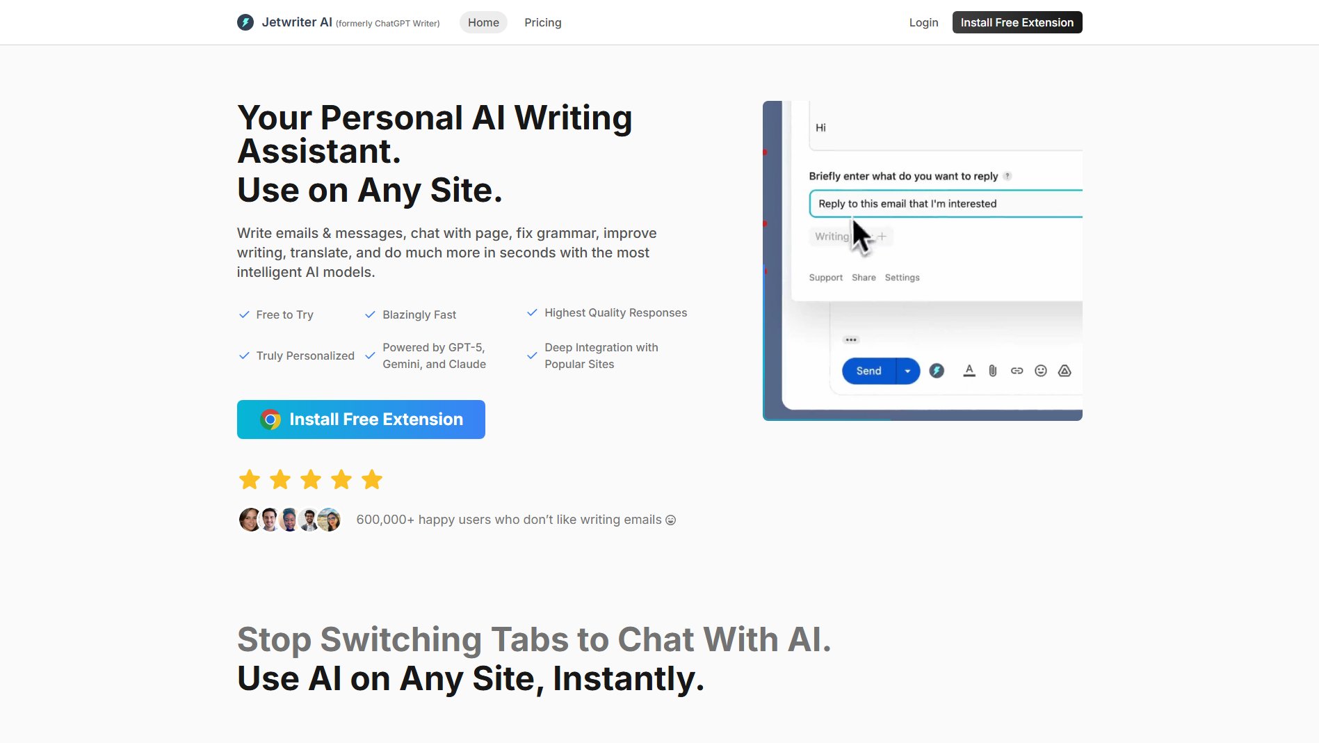 Jetwriter AI Jetwriter AI Interface & Screenshots Jetwriter AI Jetwriter AI Interface & Screenshots
