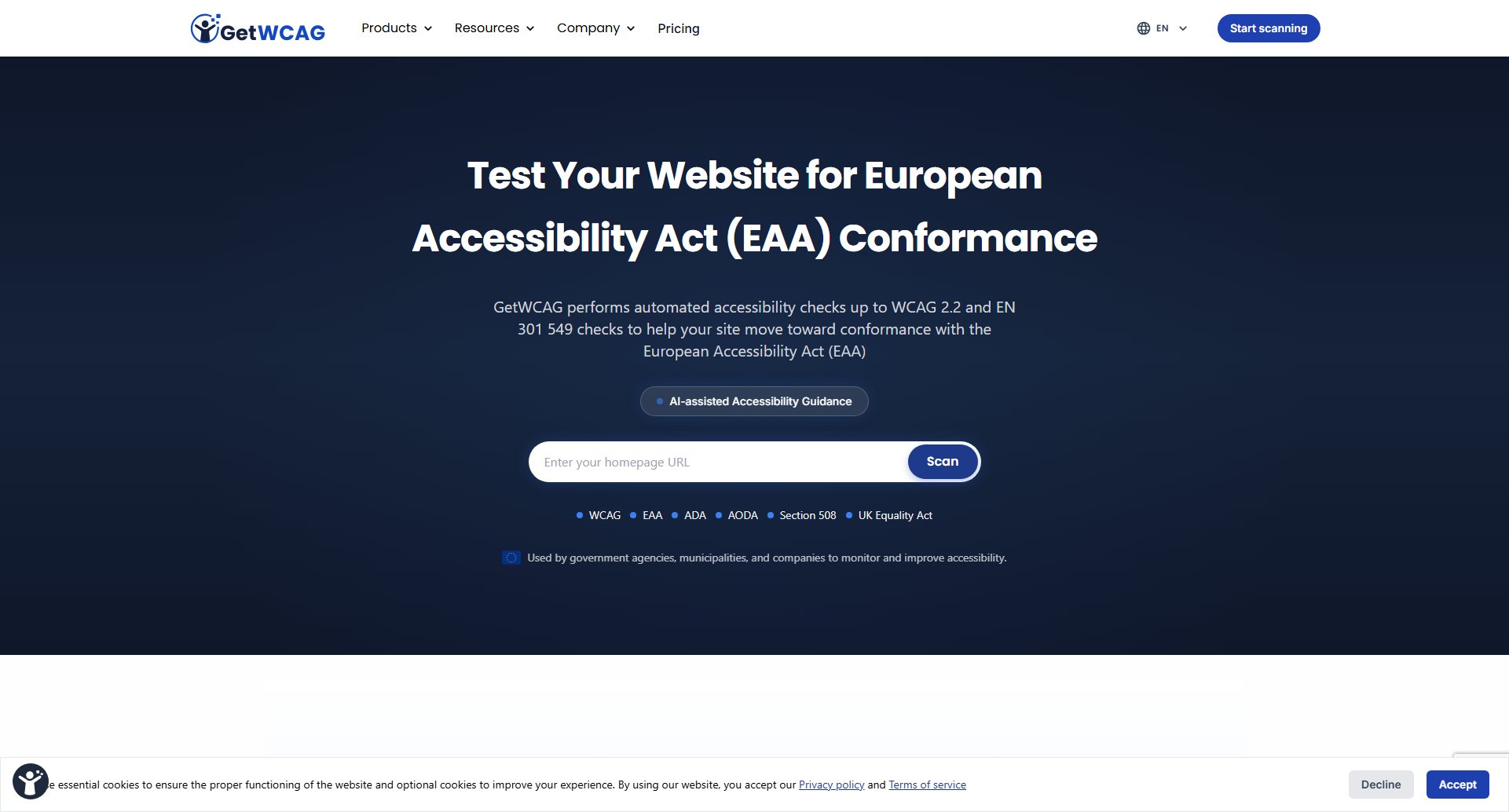 GetWCAG GetWCAG Interface & Screenshots