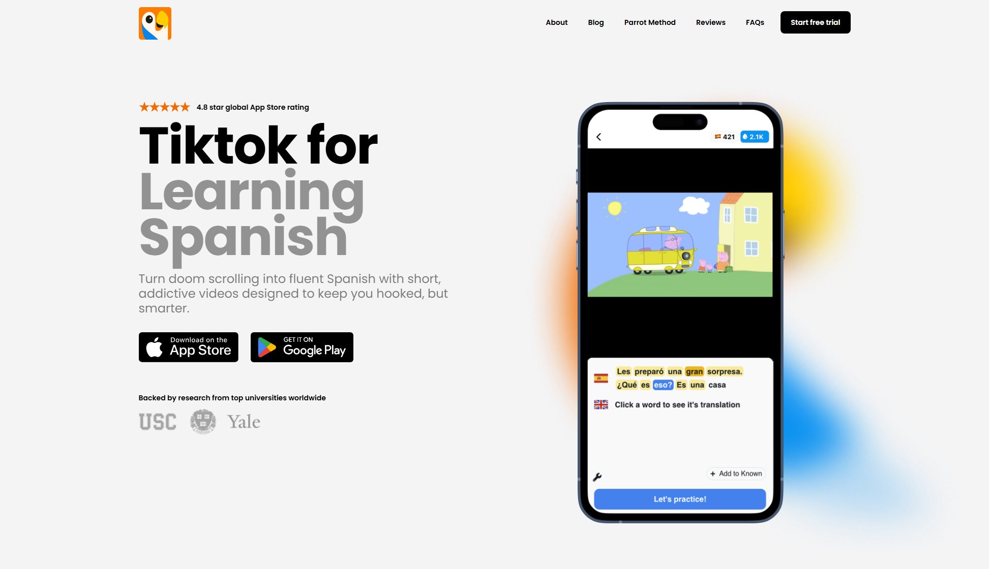 Parrot Parrot Interface & Screenshots Parrot Parrot Interface & Screenshots