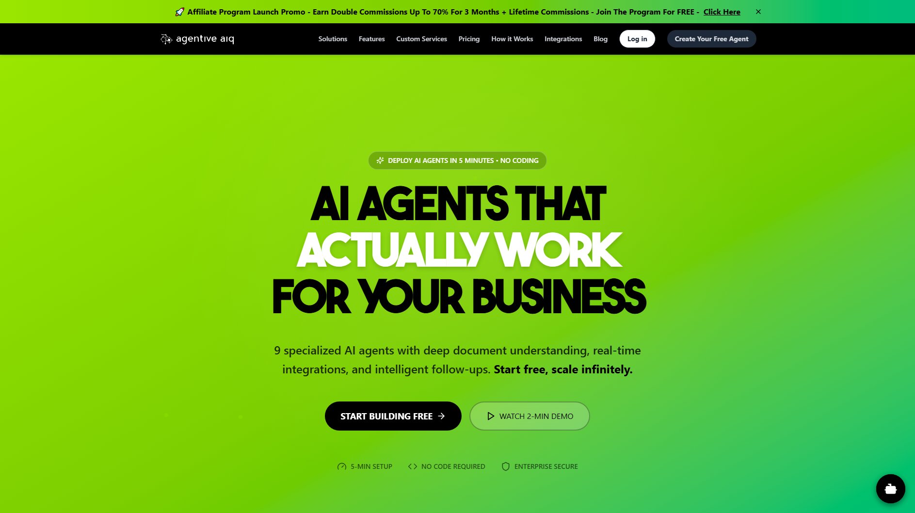 AgentiveAIQ AgentiveAIQ Interface & Screenshots