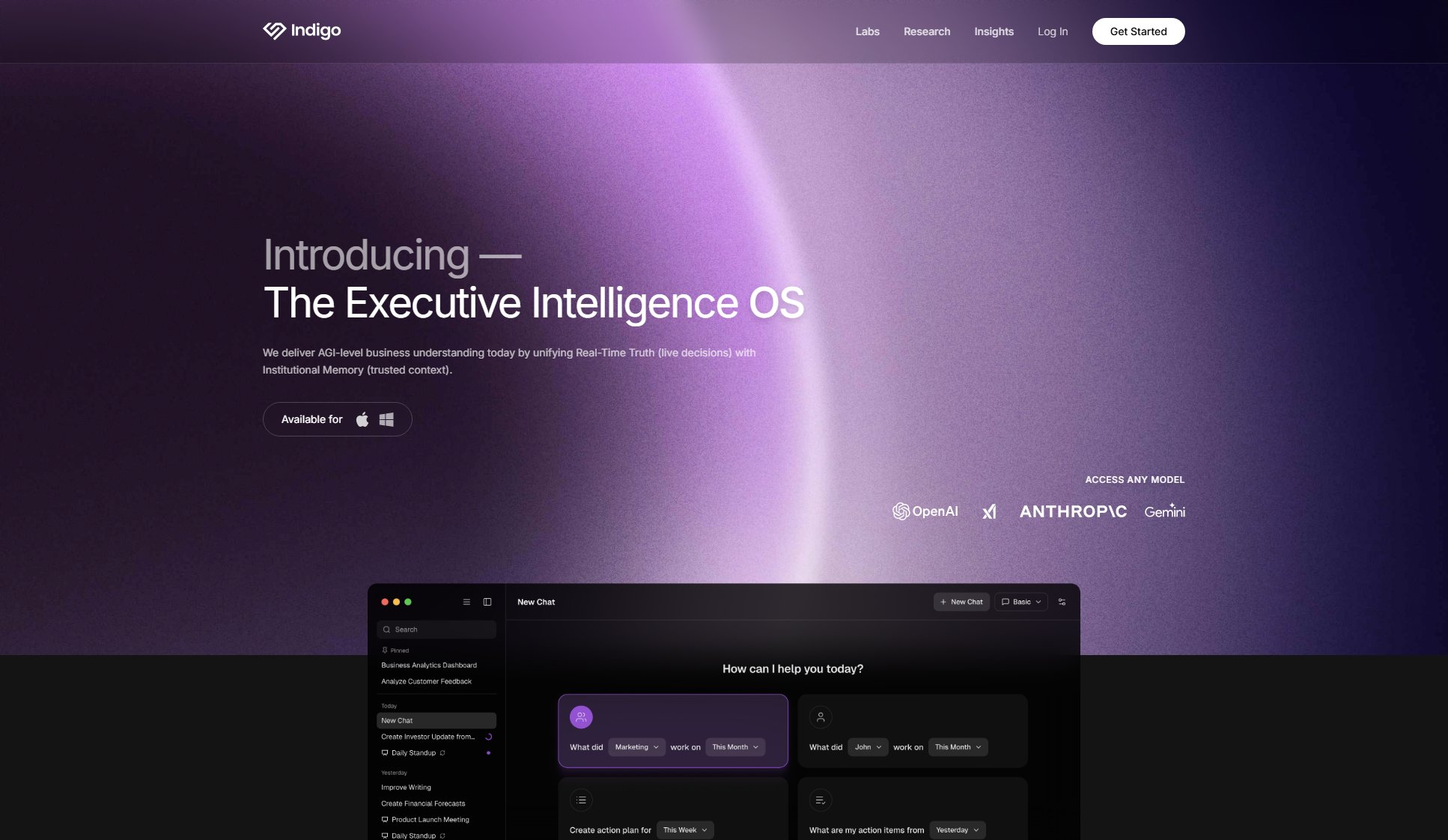Indigo Indigo Interface & Screenshots Indigo Indigo Interface & Screenshots