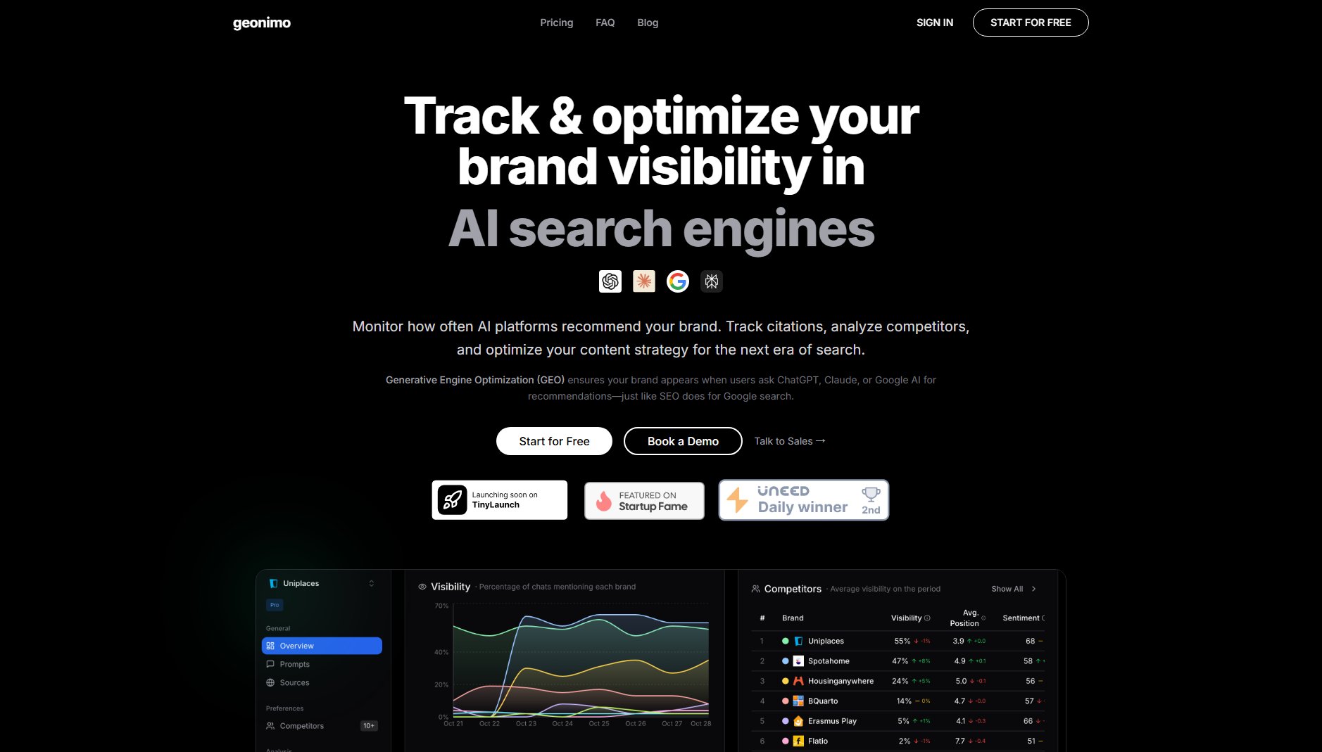 Geonimo Geonimo Interface & Screenshots Geonimo Geonimo Interface & Screenshots
