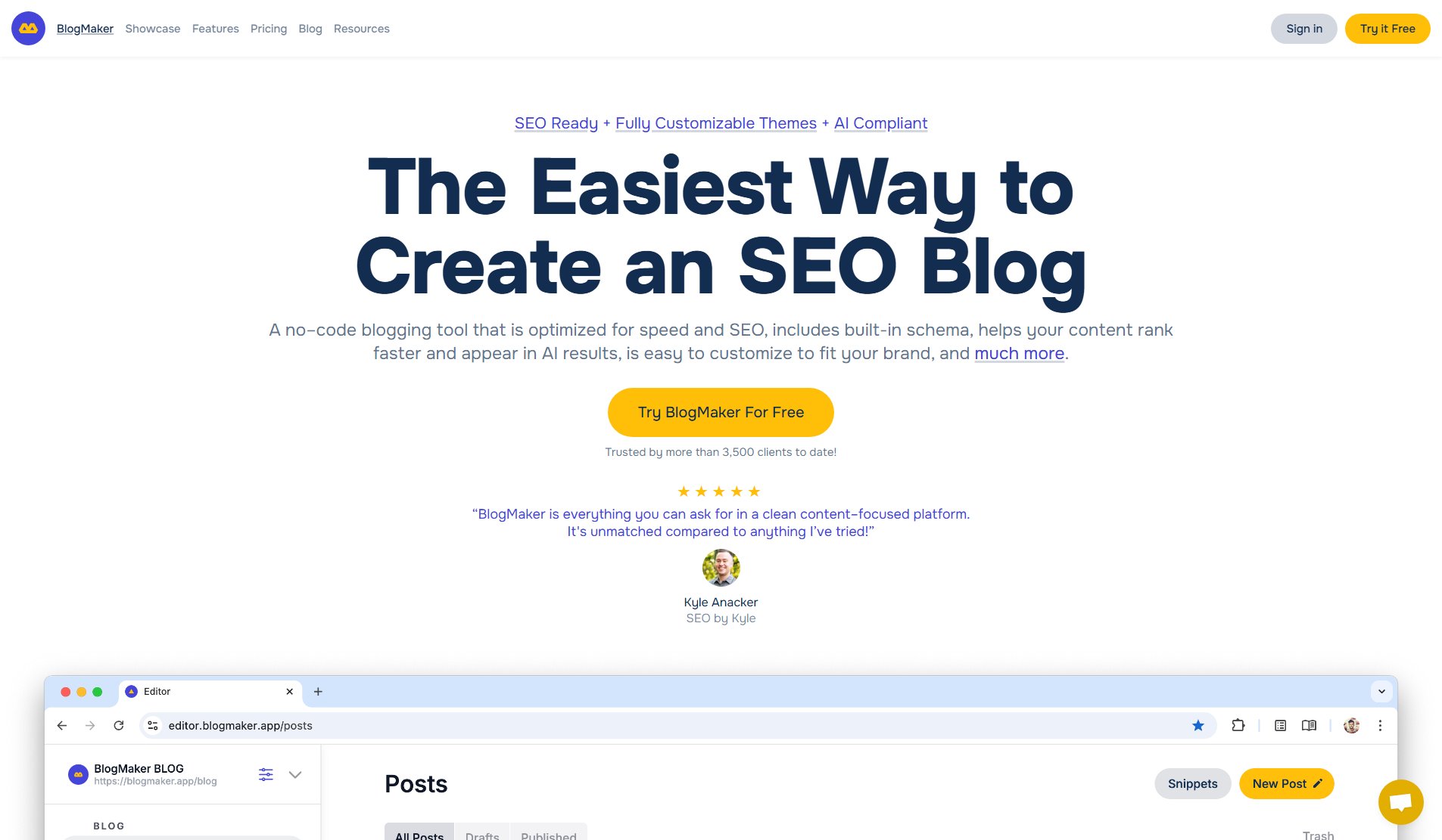 BlogMaker BlogMaker Interface & Screenshots BlogMaker BlogMaker Interface & Screenshots