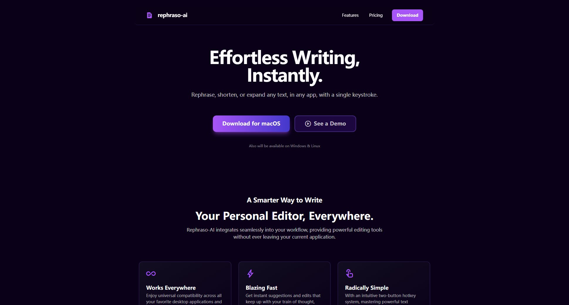 rephraso-ai rephraso-ai Interface & Screenshots rephraso-ai rephraso-ai Interface & Screenshots