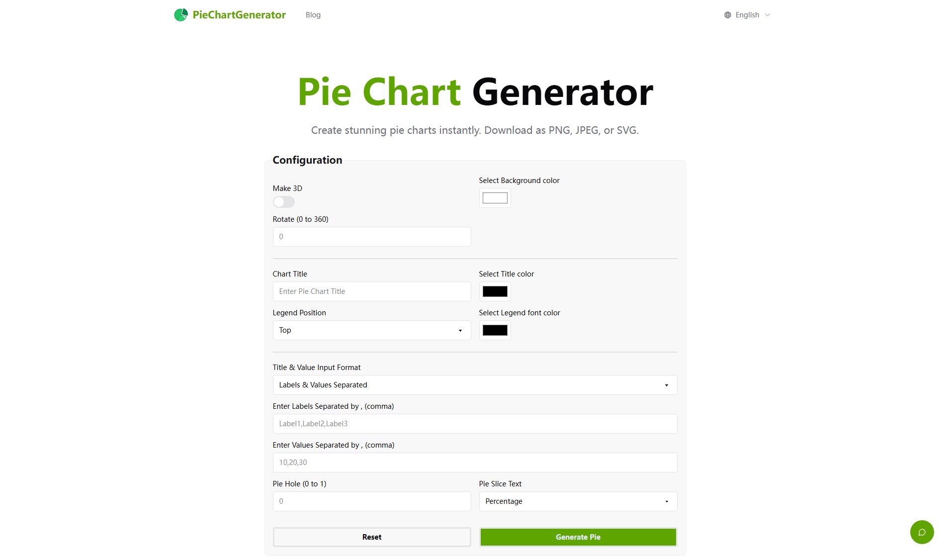 PieChartGenerator PieChartGenerator Interface & Screenshots PieChartGenerator PieChartGenerator Interface & Screenshots