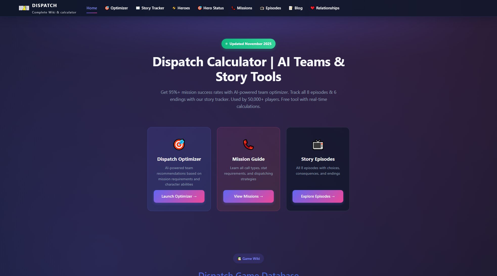 Dispatch Calculator Dispatch Calculator Interface & Screenshots Dispatch Calculator Dispatch Calculator Interface & Screenshots