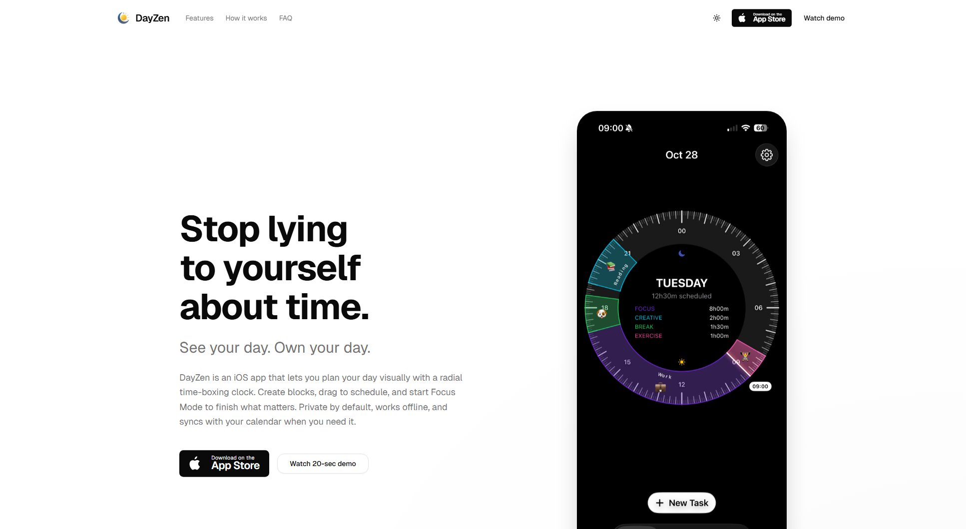 DayZen DayZen Interface & Screenshots DayZen DayZen Interface & Screenshots
