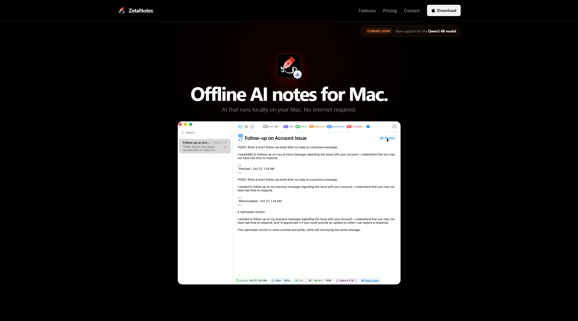 ZetaNotes ZetaNotes Interface & Screenshots ZetaNotes ZetaNotes Interface & Screenshots