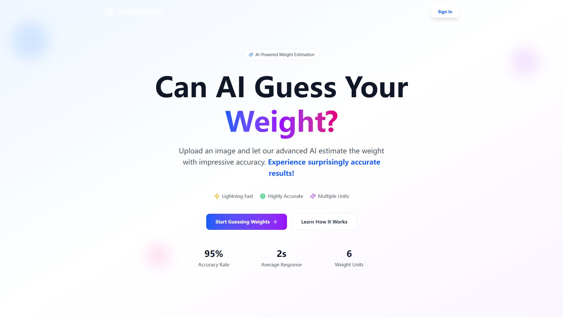 HowHeavy.io HowHeavy.io Interface & Screenshots HowHeavy.io HowHeavy.io Interface & Screenshots