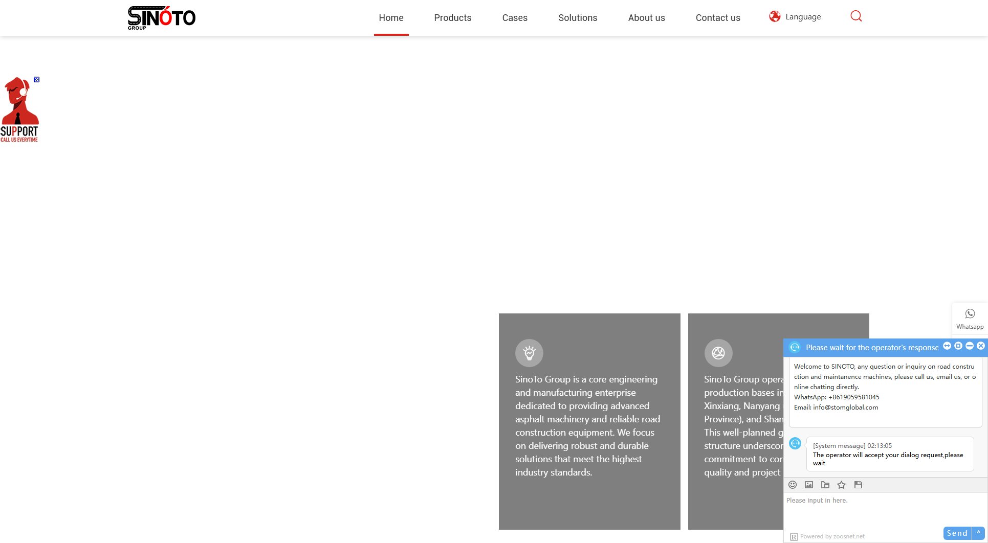 HENAN SINOTO MACHINERY TECHNOLOGY CO., LTD. HENAN SINOTO MACHINERY TECHNOLOGY CO., LTD. Interface & Screenshots HENAN SINOTO MACHINERY TECHNOLOGY CO., LTD. HENAN SINOTO MACHINERY TECHNOLOGY CO., LTD. Interface & Screenshots