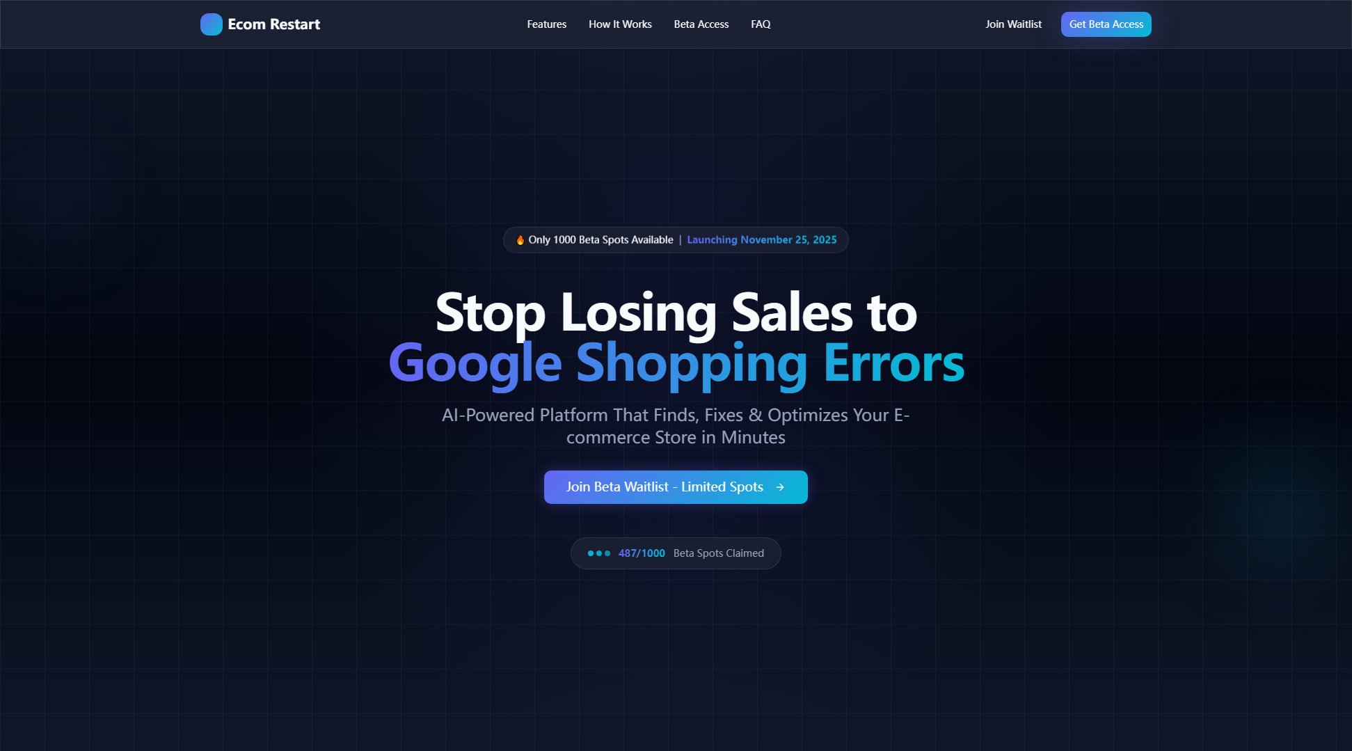 Ecom Restart Ecom Restart Interface & Screenshots Ecom Restart Ecom Restart Interface & Screenshots