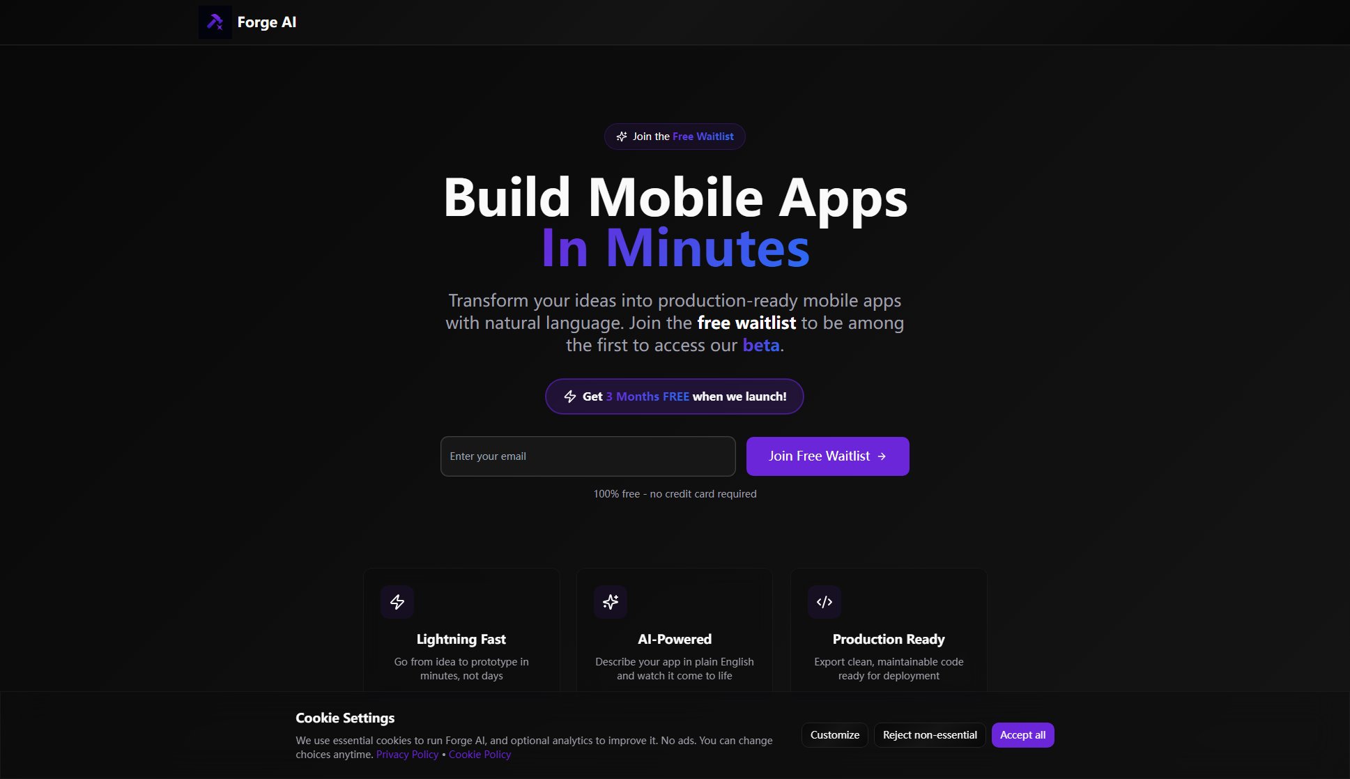 Forge AI Forge AI Interface & Screenshots Forge AI Forge AI Interface & Screenshots