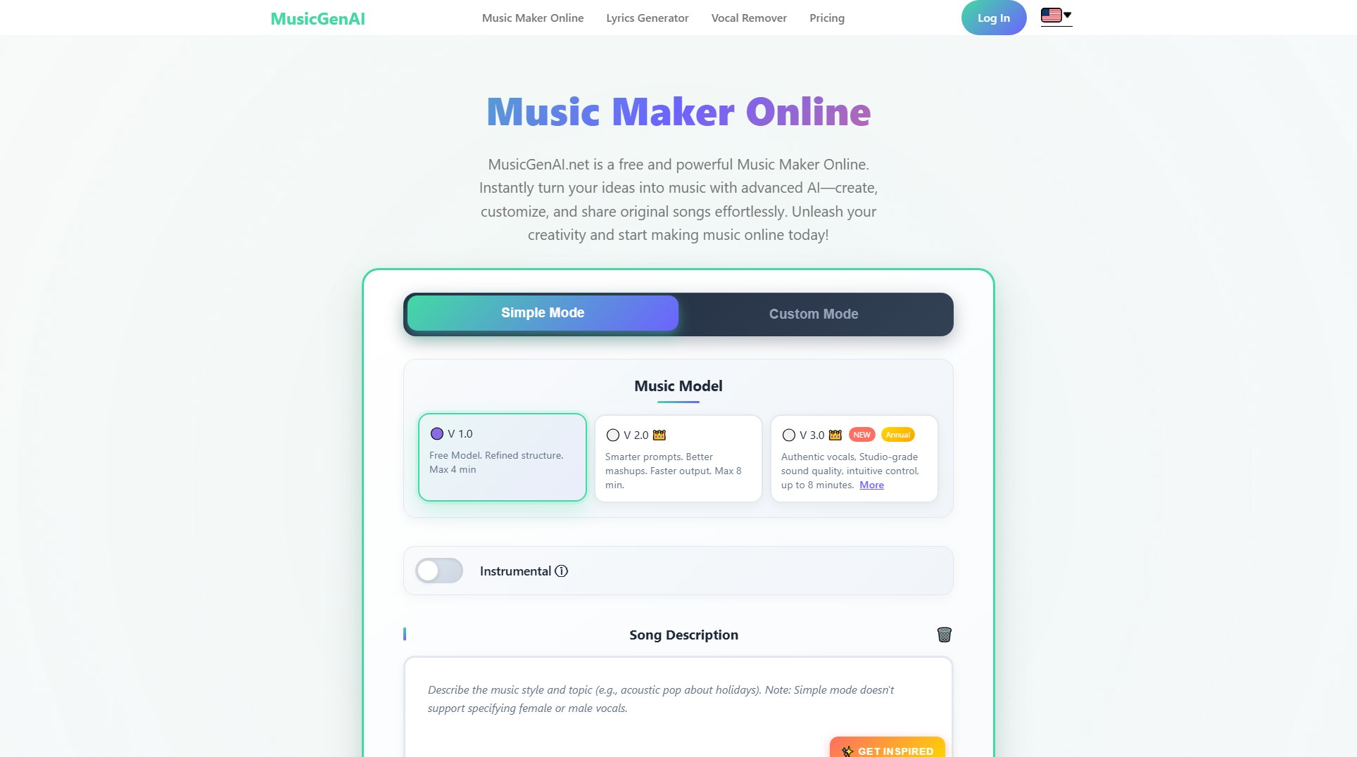 MusicGenAI.net MusicGenAI.net Interface & Screenshots MusicGenAI.net MusicGenAI.net Interface & Screenshots