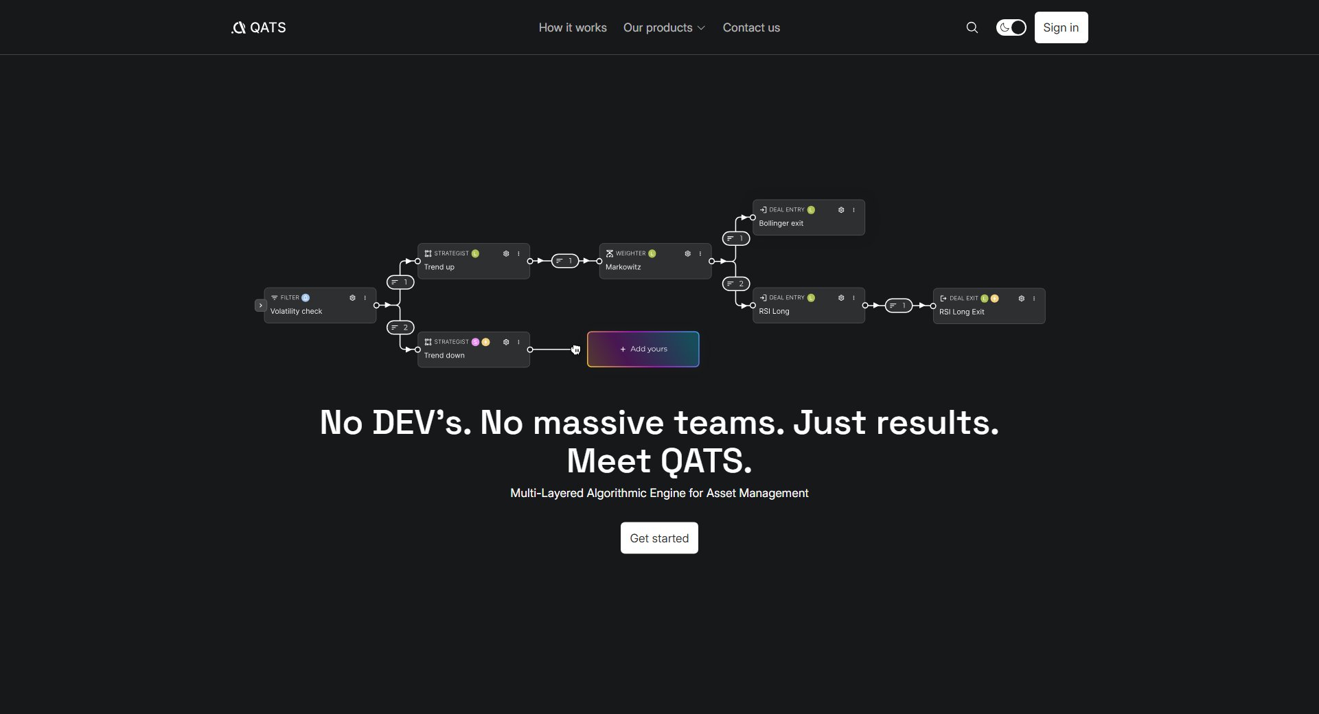 QATS QATS Interface & Screenshots QATS QATS Interface & Screenshots