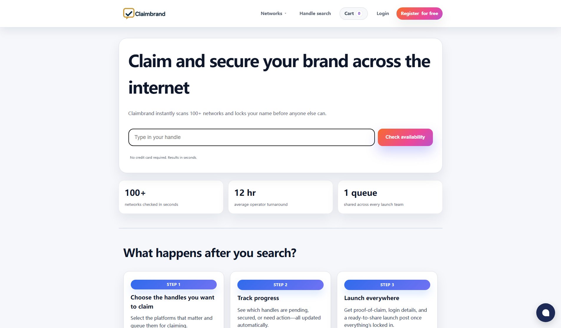 Claimbrand Claimbrand Interface & Screenshots Claimbrand Claimbrand Interface & Screenshots