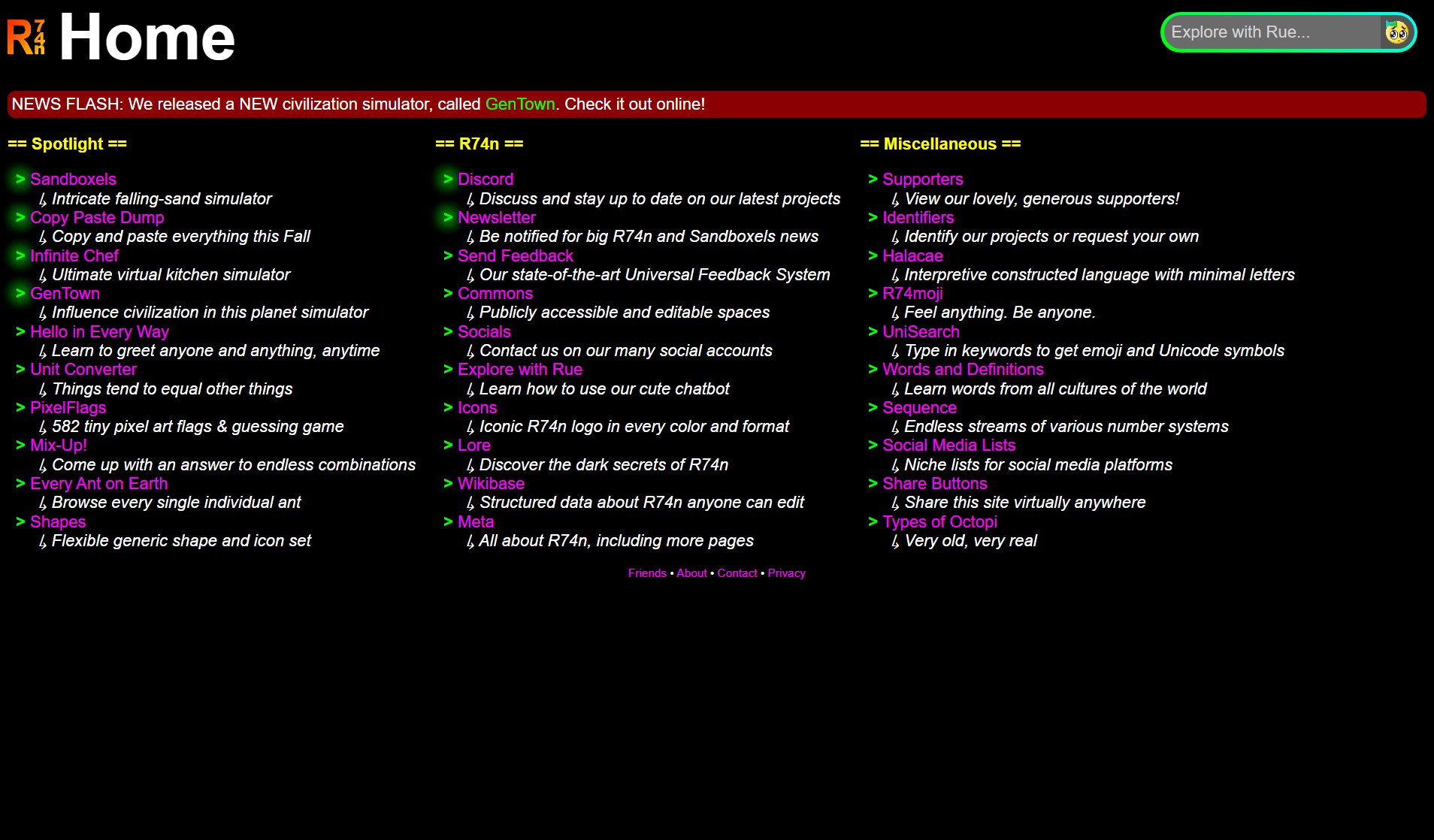 R74n R74n Interface & Screenshots R74n R74n Interface & Screenshots